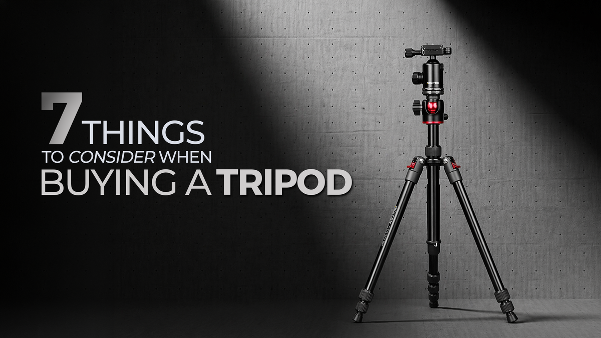 7 Things To Consider When Buying A Tripod