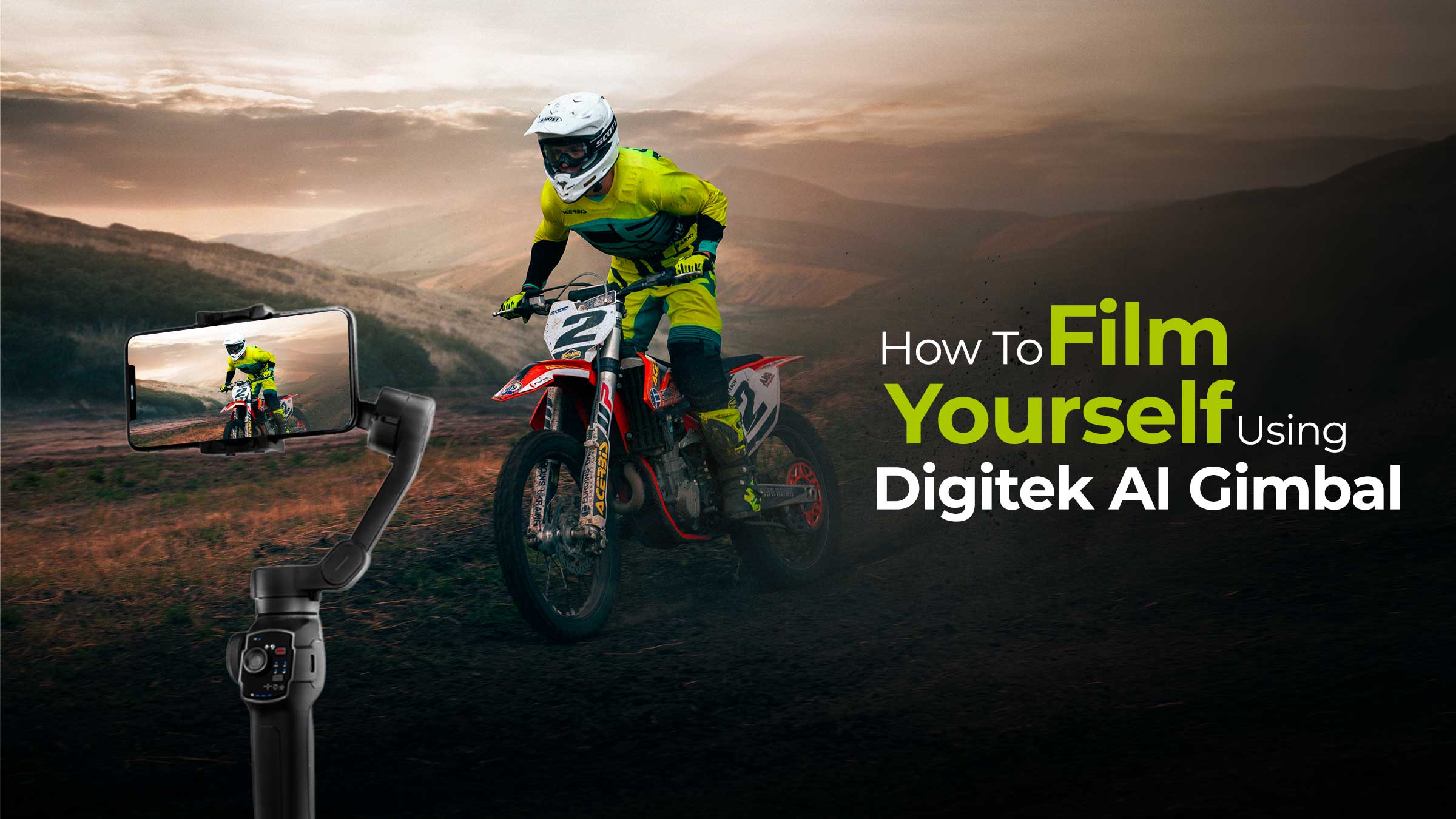 How To Film Yourself Using Digitek AI Gimbal