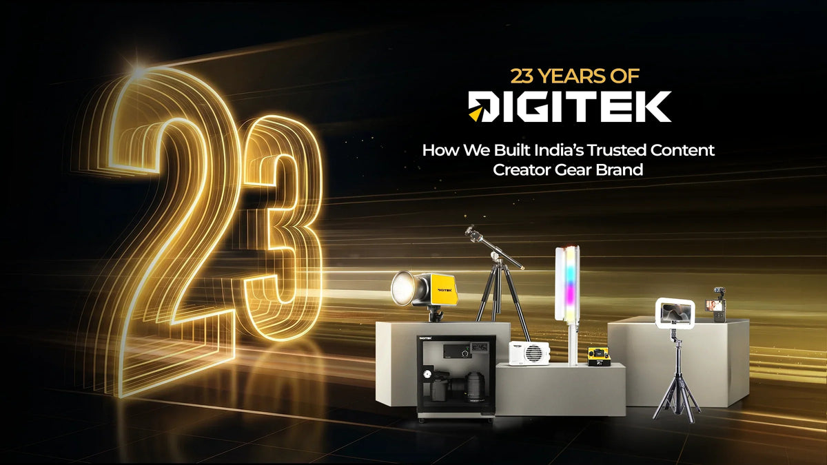 23 Years of Digitek: How We Built India’s Trusted Content Creator Gear Brand