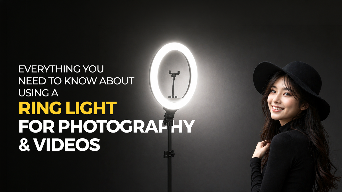Everything you need to know about using a ring light for photography & videos