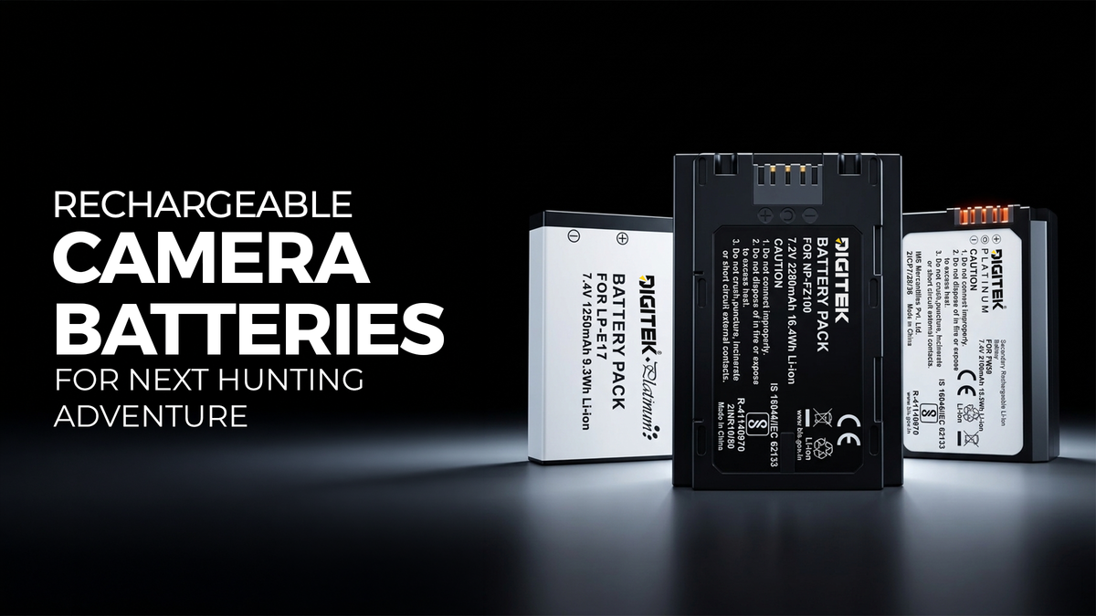 Great Uses for Rechargeable Camera Batteries to Improve Your Next Hunting Adventure