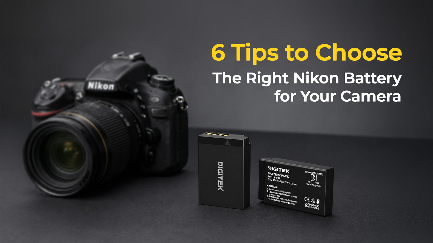Nikon battery