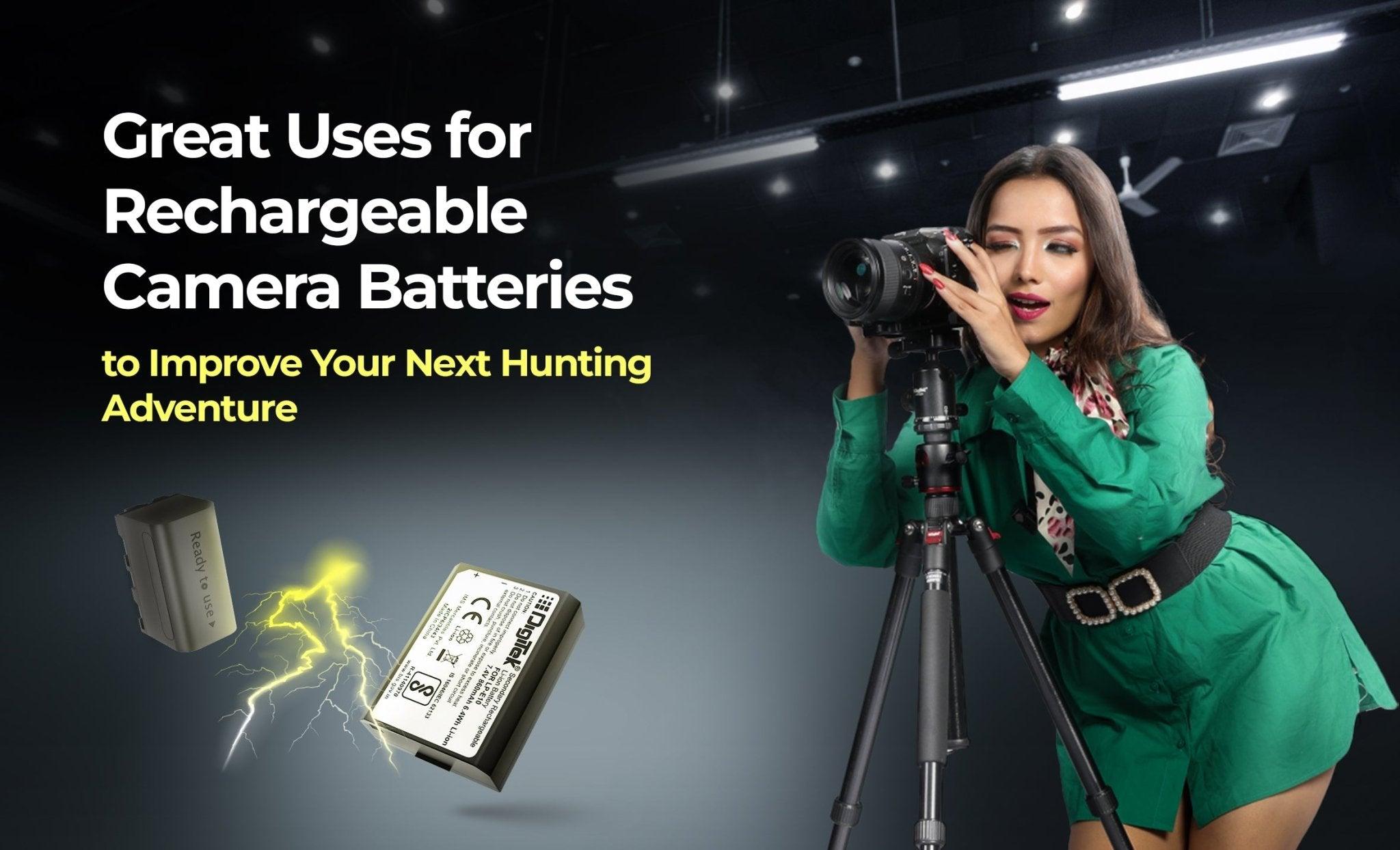 Great Uses for Rechargeable Camera Batteries to Improve Your Next Hunting Adventure - Digitek