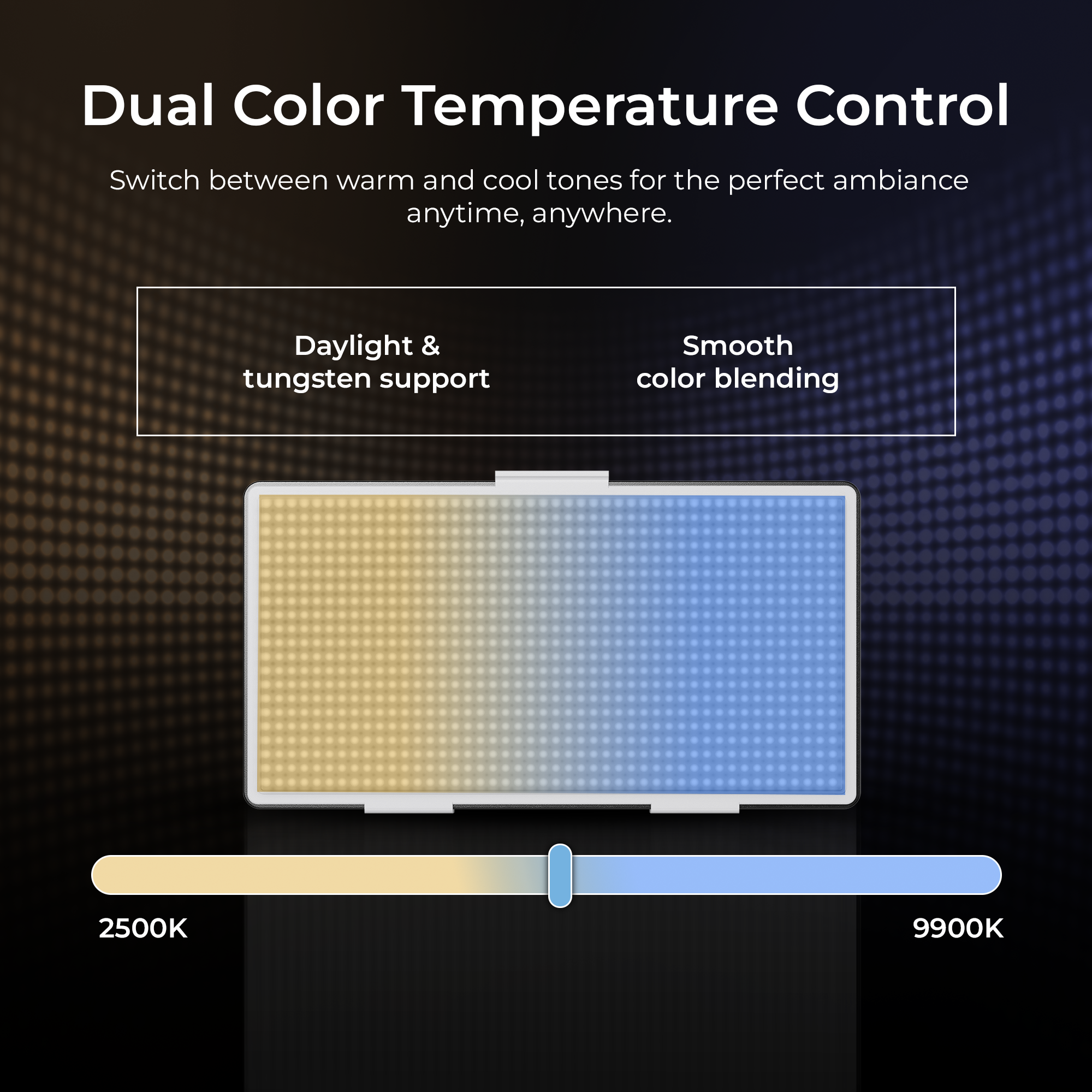 Digitek (LED-D432 Bi) Portable Bi-Color LED Video Light LED-D432Bi