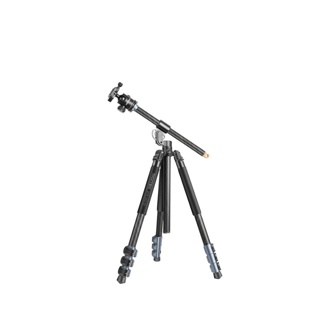 DIGITEK DTR-545 CF Carbon Fiber Tripod & Monopod 2-in-1, 7 Feet Professional Camera Tripod with Ball Head, 8KG Load Capacity, 360° Rotation, 180° Tilt, 4-Section Legs, Lightweight Foldable Design for DSLR, Mirrorless Camera & Video Shooting