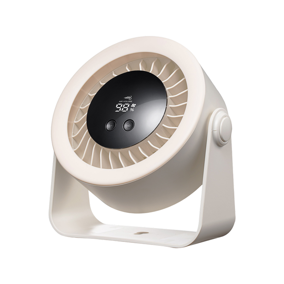 Digitek DPF-01 Portable Rechargeable Desk Fan, 5 Speed Levels, 360° Adjustable Airflow, 2000mAh Battery, Type-C Fast Charging, LED Battery Indicator, Compact USB Fan for Home, Office & Travel