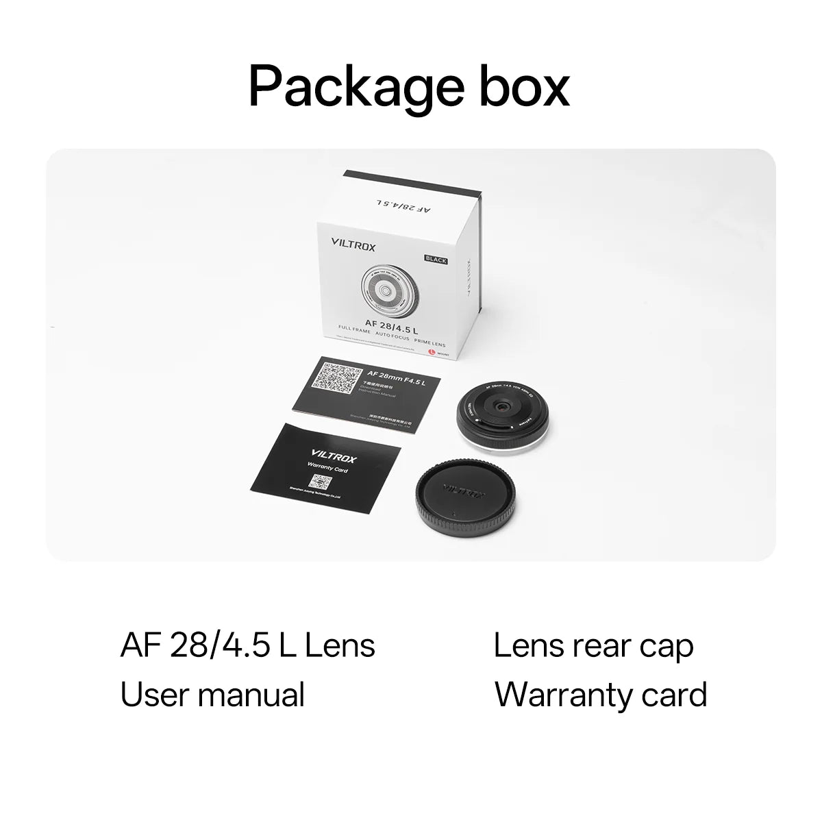 Viltrox AF 28mm F4.5 Chip Full-Frame Lens for Leica L-Mount, Ultra-Compact 60g Prime Lens, Fast Accurate VCM Autofocus, 0.32m Minimum Focus Distance, Side-Lever Lens Cap, Polygonal Aperture