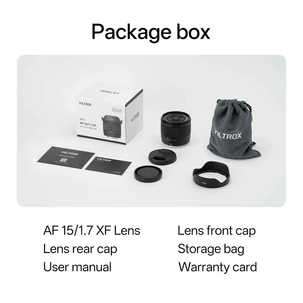 Viltrox AF 15mm F1.7 Air APS-C Lens for Fujifilm X-Mount