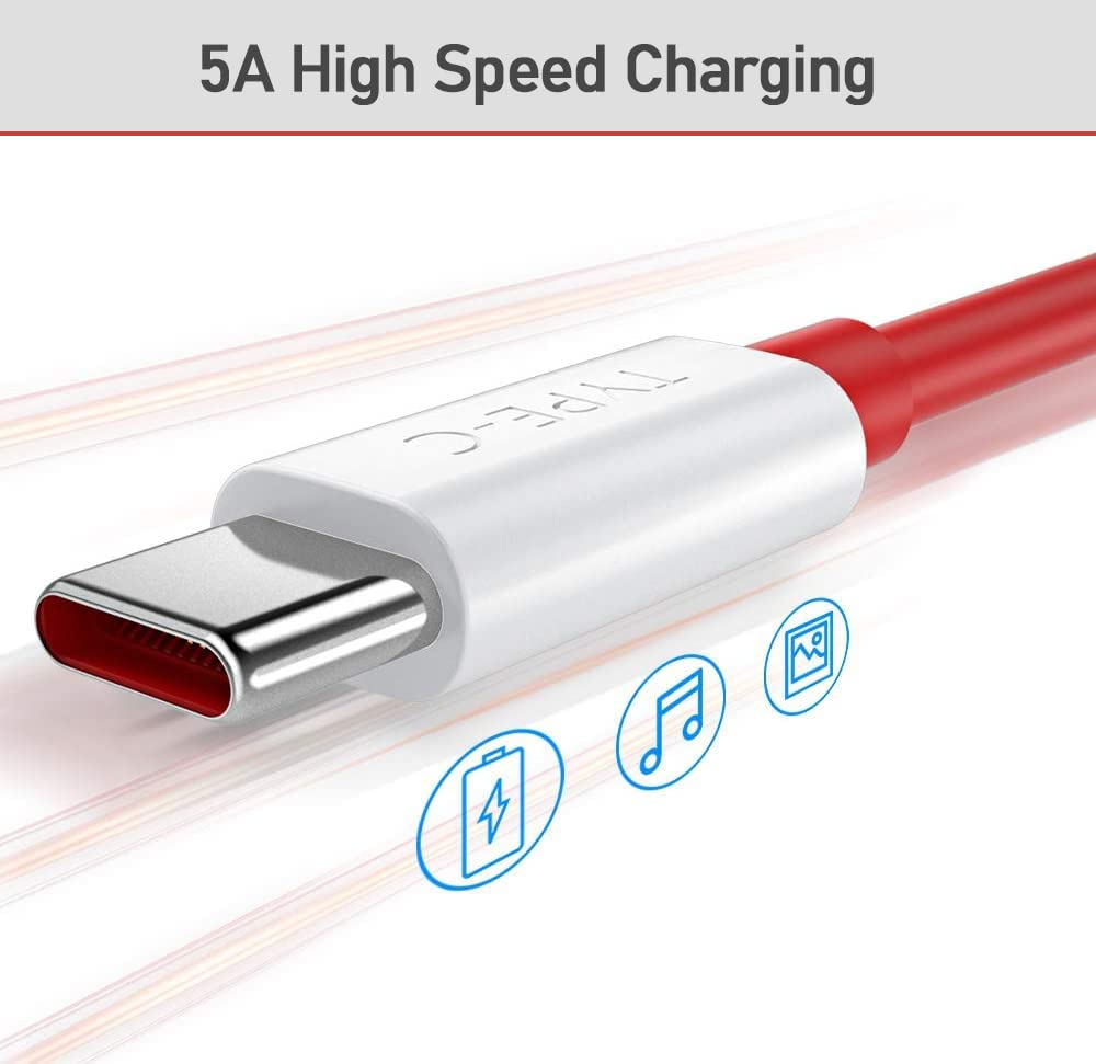 Digitek DC 1M C OP WARP / Dash Charge Type C Data Cable 1 Meter (Color White)
