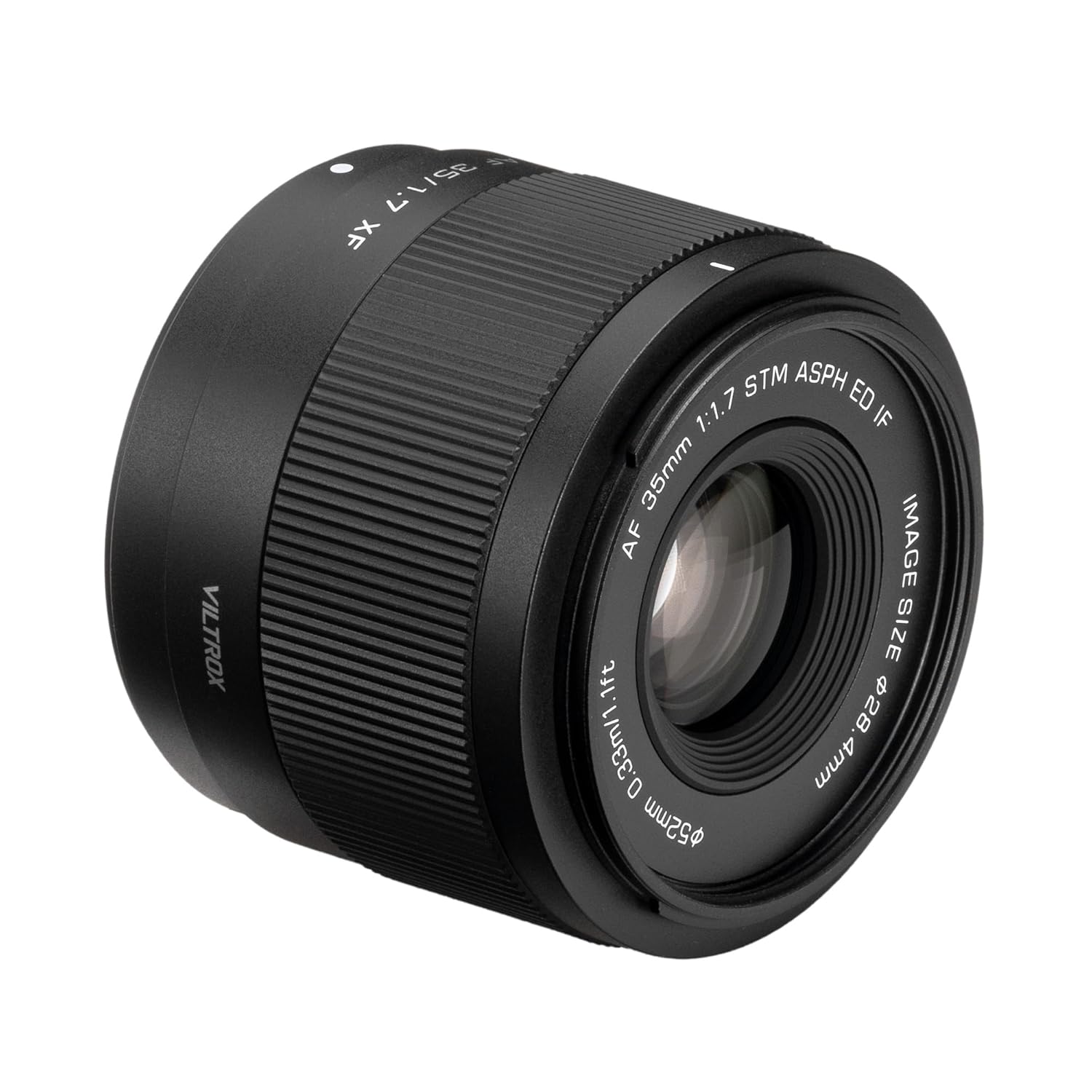 VILTROX AF 35mm F1.7 Auto Focus Lens for X-Mount Cameras, APS-C for X-T30 II X-S10 X-T200 X-A10 X-E4 X-Pro3 Series Cameras Black