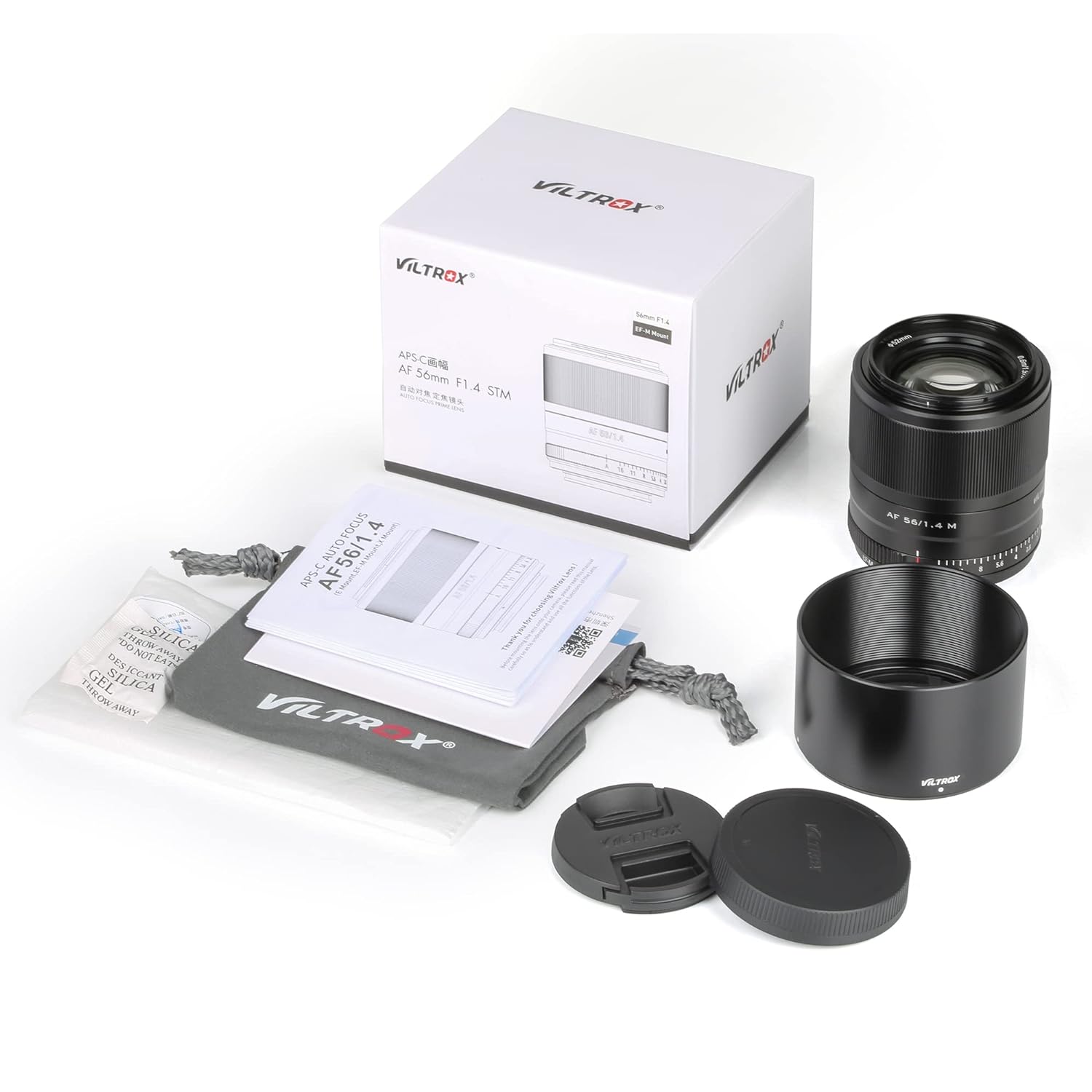 VILTROX 56mm F1.4 f/1.4 EF-M Lens for Canon M Mount Mirrorless - Digitek