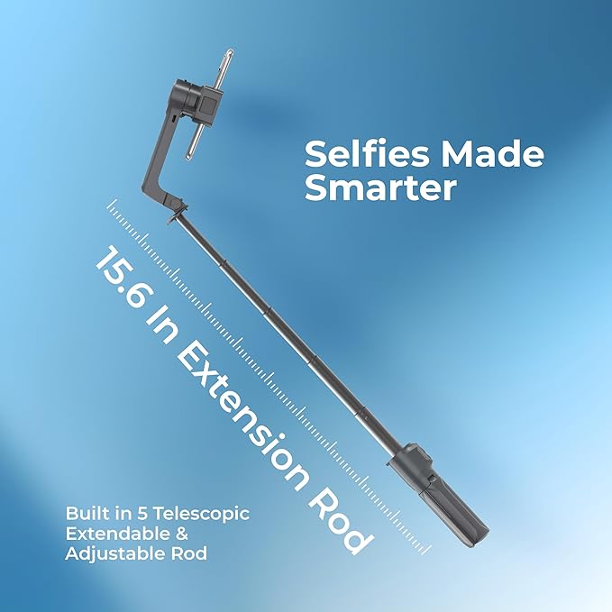 Digitek (DSG 003) Single Axis Foldable Smartphone Gimbal with Built in Extendable Telescopic Rod