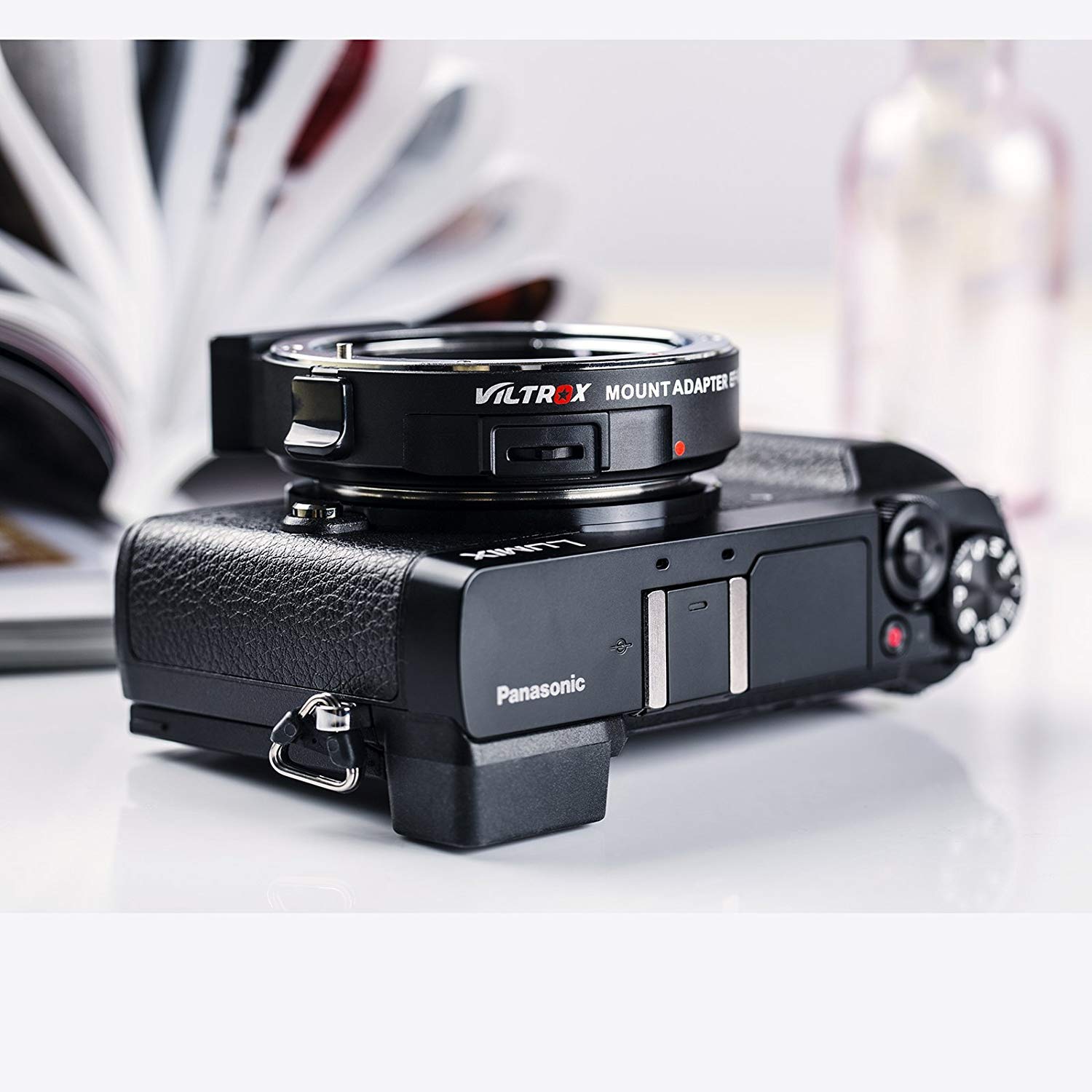 VILTROX EF-M2II Focal Reducer Booster Adapter Auto-Focus 0.71x for Canon EF Mount Series Lens to M43 Camera GH4 GH5 GF6 GF1 GX1 GX7 E-M5 E-M10 E-M10II E-PL5