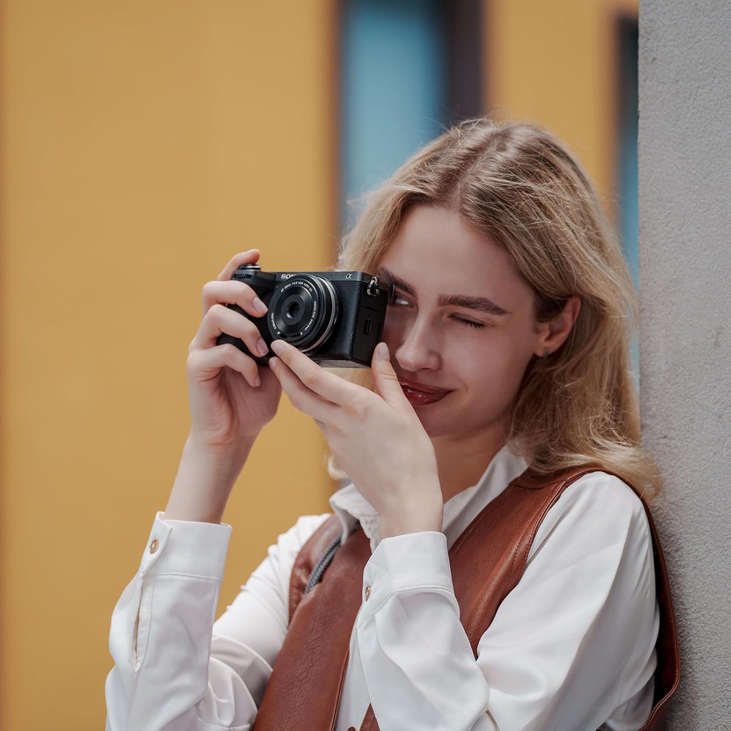 VILTROX 28mm F4.5 Lens for Sony E Mount Full Frame Auto Focus Fixed Aperture Ultra Thin Lens