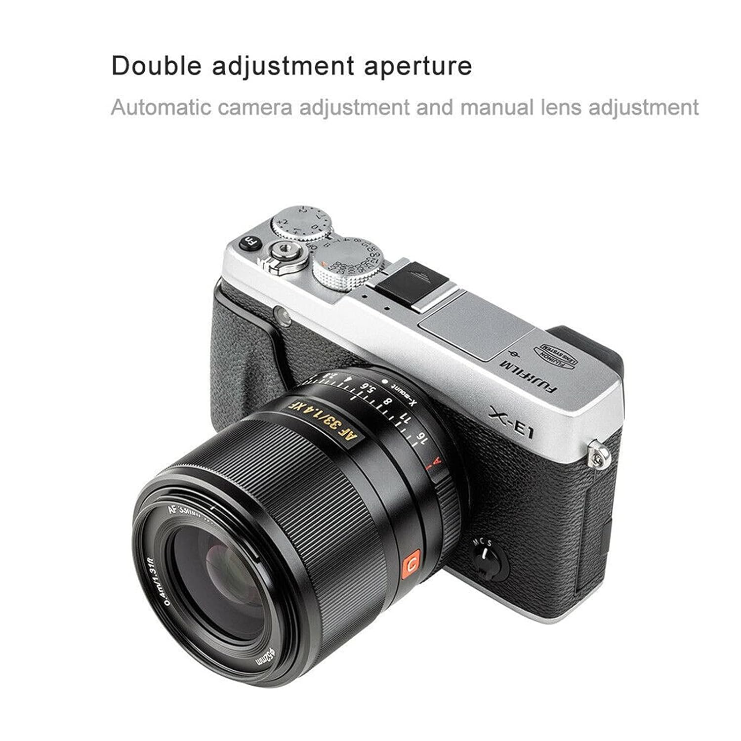VILTROX 33mm F/1.4 F1.4 w/Lens Filter kit, XF AF 33/1.4 STM APS-C Auto Focus Fixed Focus Lens for Fuji Fujifilm X-Mount X-T3 X-H1 X20 X-T30 X-T20 X-T10 X-A1 X-A2 X-A3 X-A5 X-A7 X-E2 X-E2S X-E3 Camera