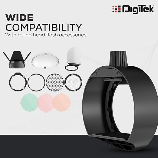 Digitek (DSR 001) Adapter for Round Head Speedlite Accessory.