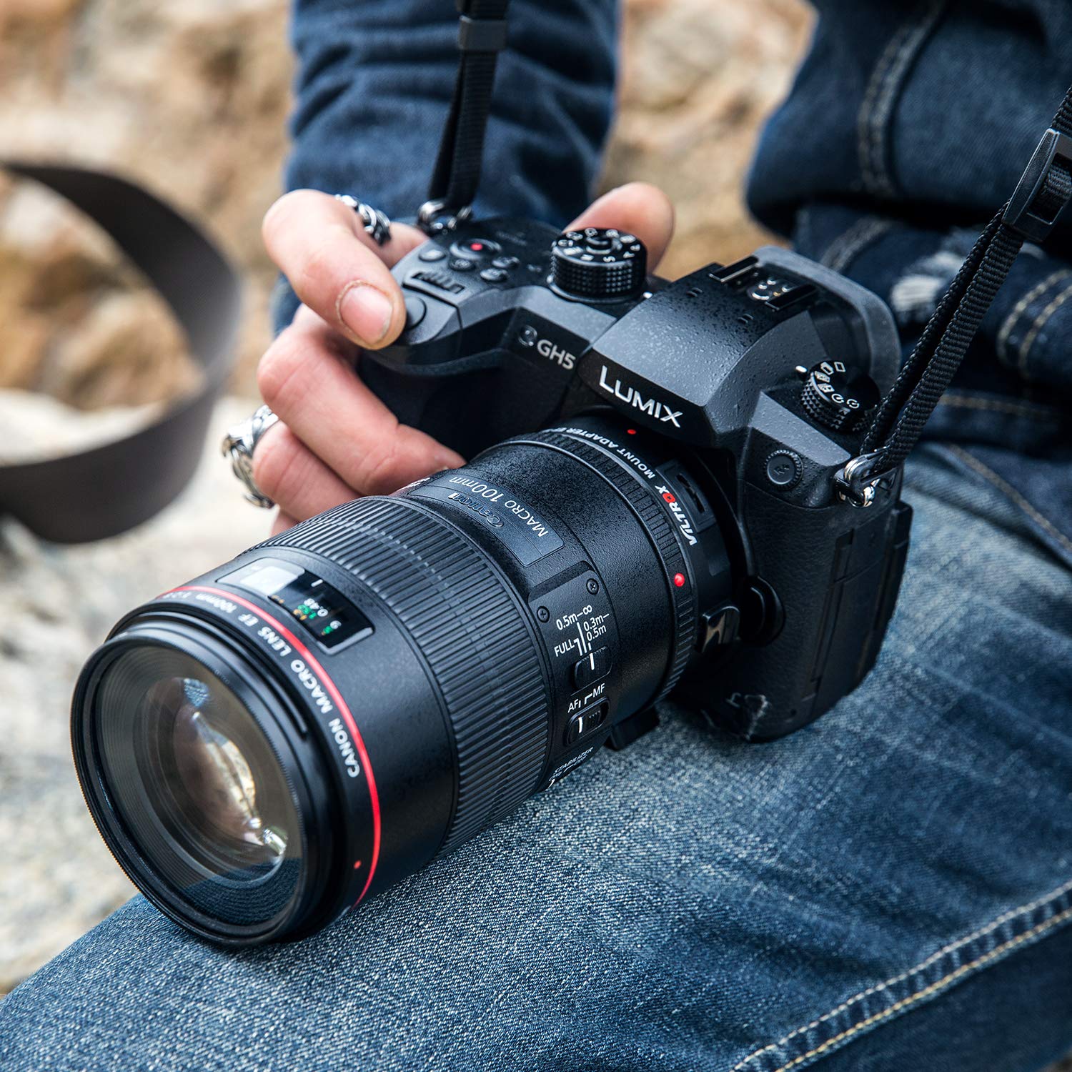 VILTROX EF-M2II Focal Reducer Booster Adapter Auto-Focus 0.71x for Canon EF Mount Series Lens to M43 Camera GH4 GH5 GF6 GF1 GX1 GX7 E-M5 E-M10 E-M10II E-PL5