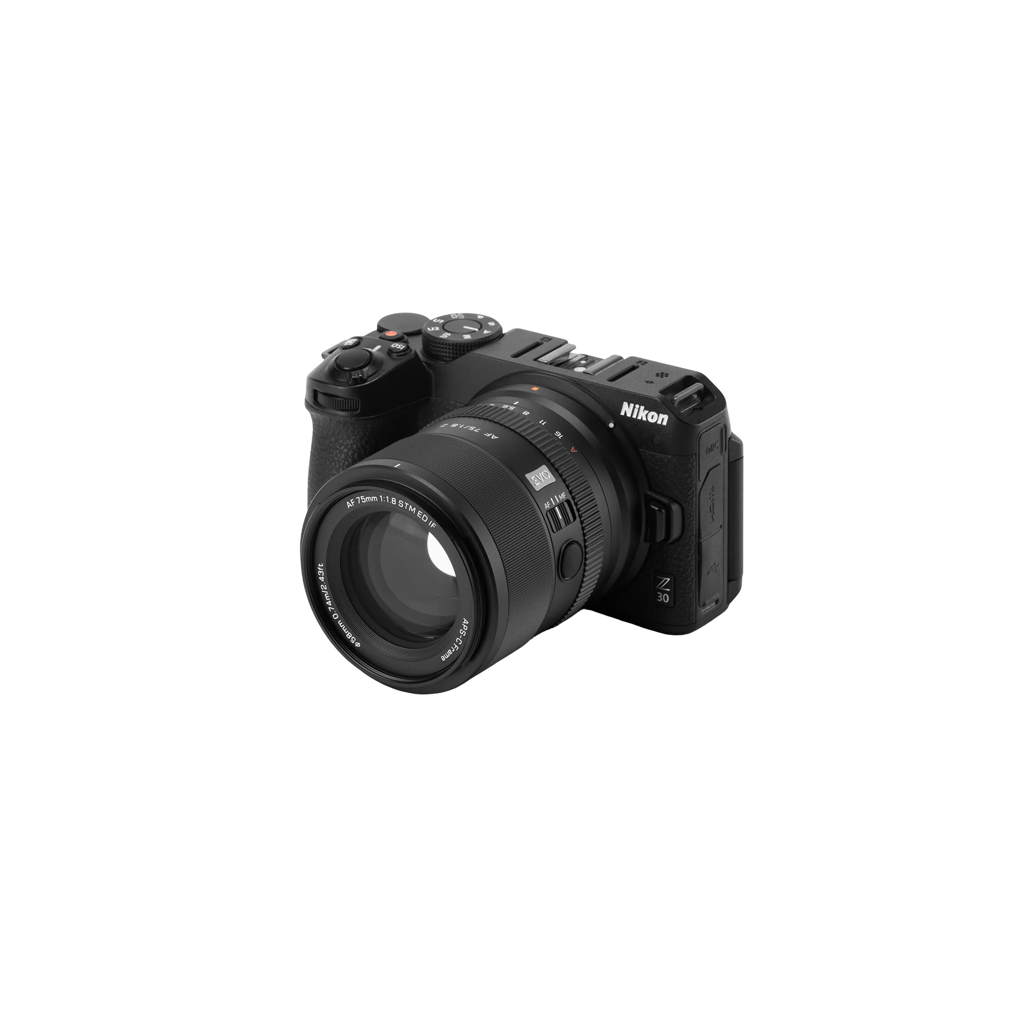 Viltrox AF 75mm F1.8 EVO APS-C Prime Lens for Nikon Z-Mount, STM Autofocus Lens with F1.8 Aperture, 0.74m Close Focus, 58mm Filter Thread, USB-C Firmware Upgrade, Lightweight 325g Design