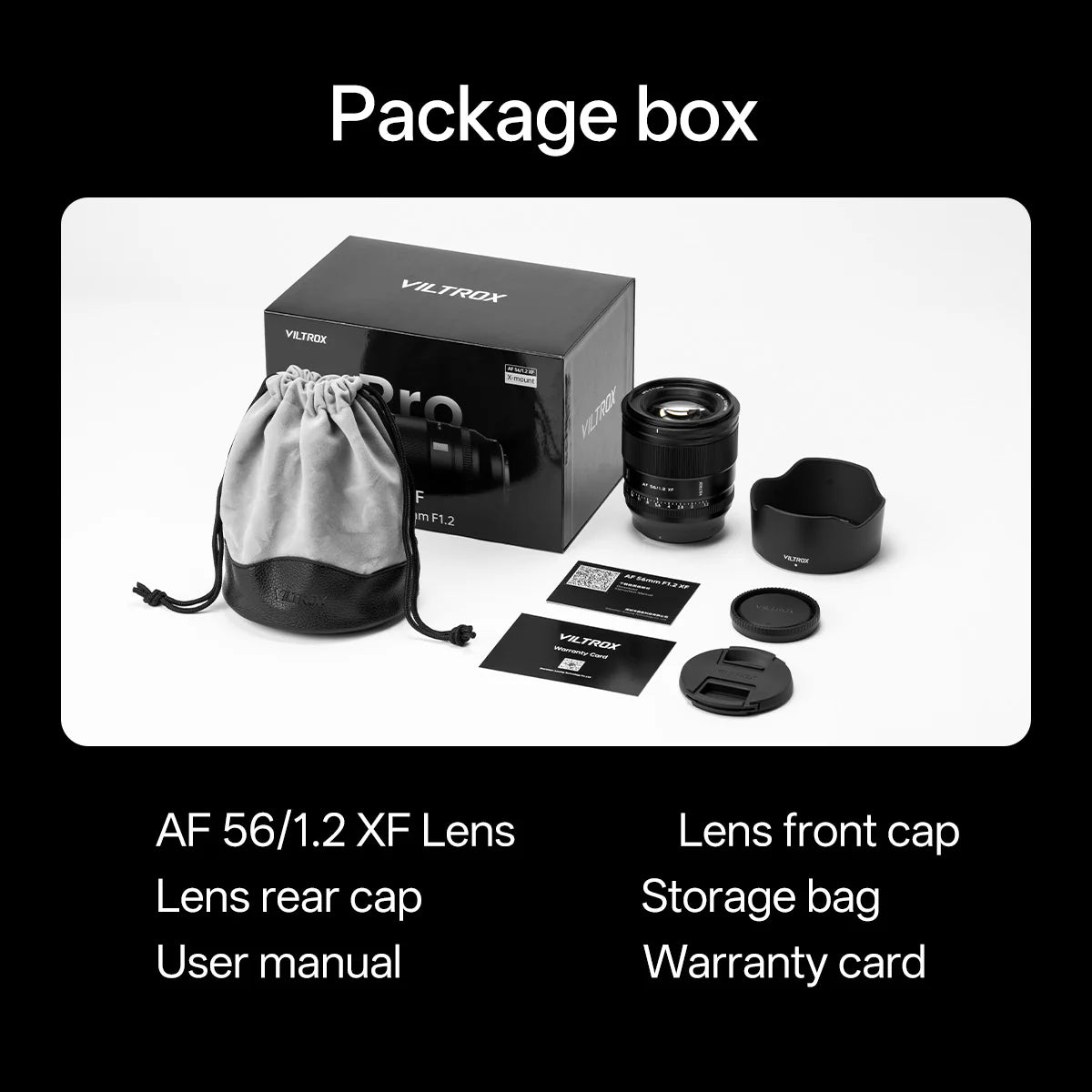 Viltrox AF 56mm F1.2 Pro APS-C Lens for Fujifilm X-Mount