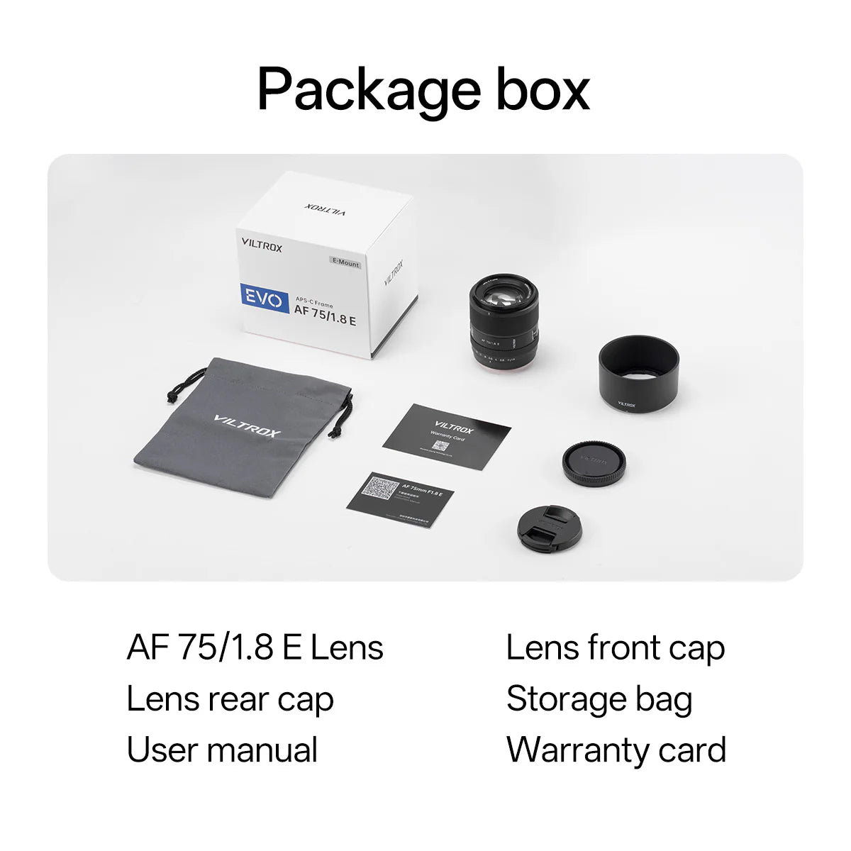 Viltrox AF 75mm F1.8 EVO APS-C Prime Lens for Sony E-Mount, STM Autofocus Lens with F1.8 Aperture, 0.74m Close Focus, 58mm Filter Thread, USB-C Firmware Upgrade, Lightweight 325g Design