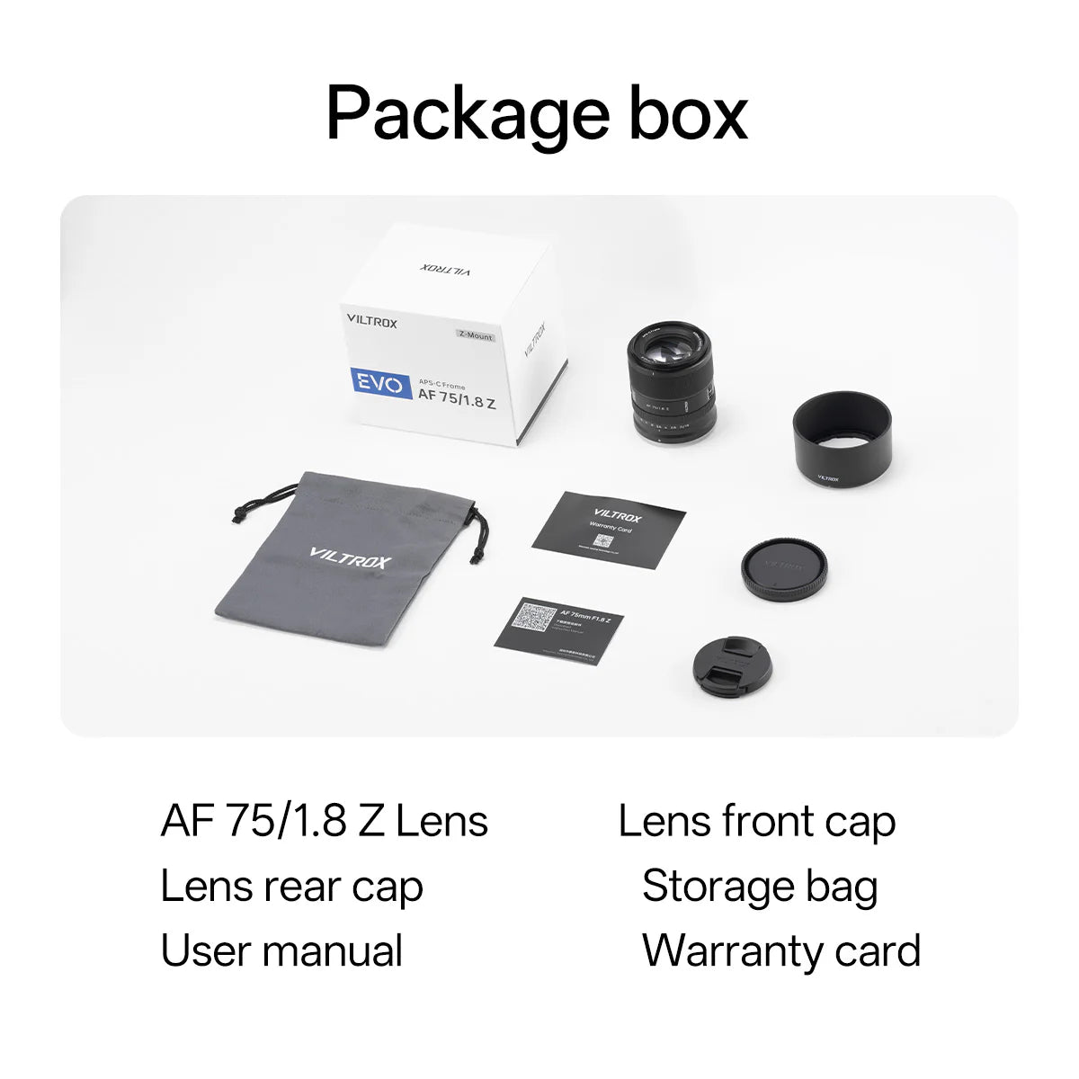 Viltrox AF 75mm F1.8 EVO APS-C Prime Lens for Nikon Z-Mount, STM Autofocus Lens with F1.8 Aperture, 0.74m Close Focus, 58mm Filter Thread, USB-C Firmware Upgrade, Lightweight 325g Design