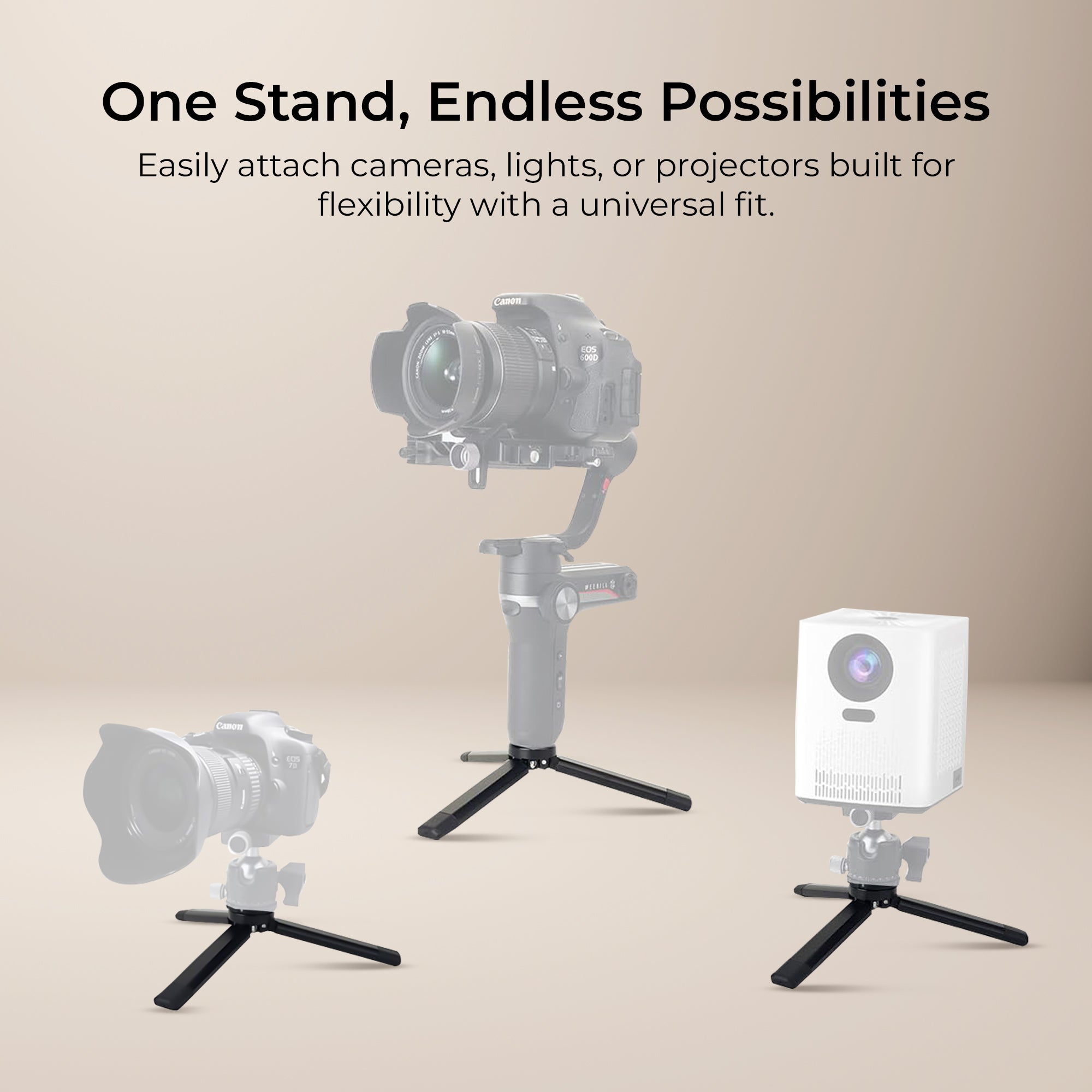 Digitek 3-LEG Gimbal Stand – Stable Support for Your Camera Gear (DGT-001)