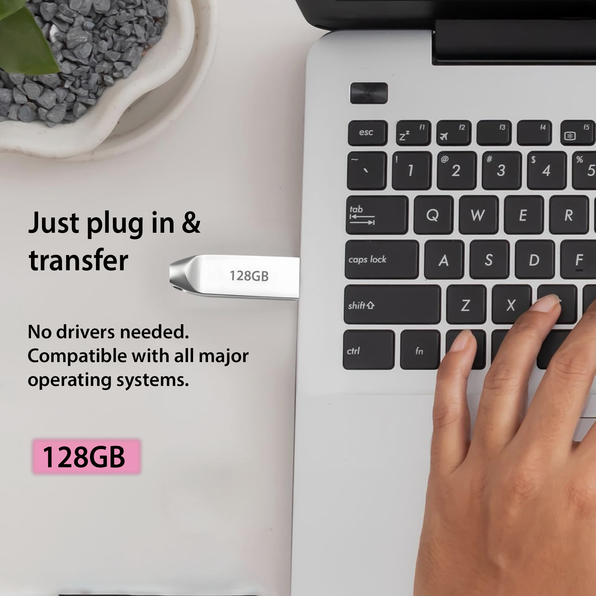 Digitek (Dud 128GB 2.0V) 128GB USB 2.0 U Disk Flash Drive, High Speed Read & Write Pen Drive, Magnetic, X-Ray & Temperature Resistant, Compatible with Windows & Mac OS