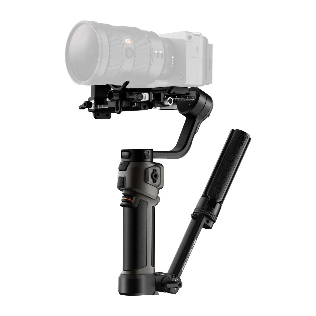 ZHIYUN WEEBILL 5 3-Axis Camera Gimbal Stabilizer, Built-In AI Tracking, 3kg Payload, 1.8-Inch Touchscreen, Telescoping Sling Handle, Native Vertical Shooting, Dual-Layer Quick Release Plate