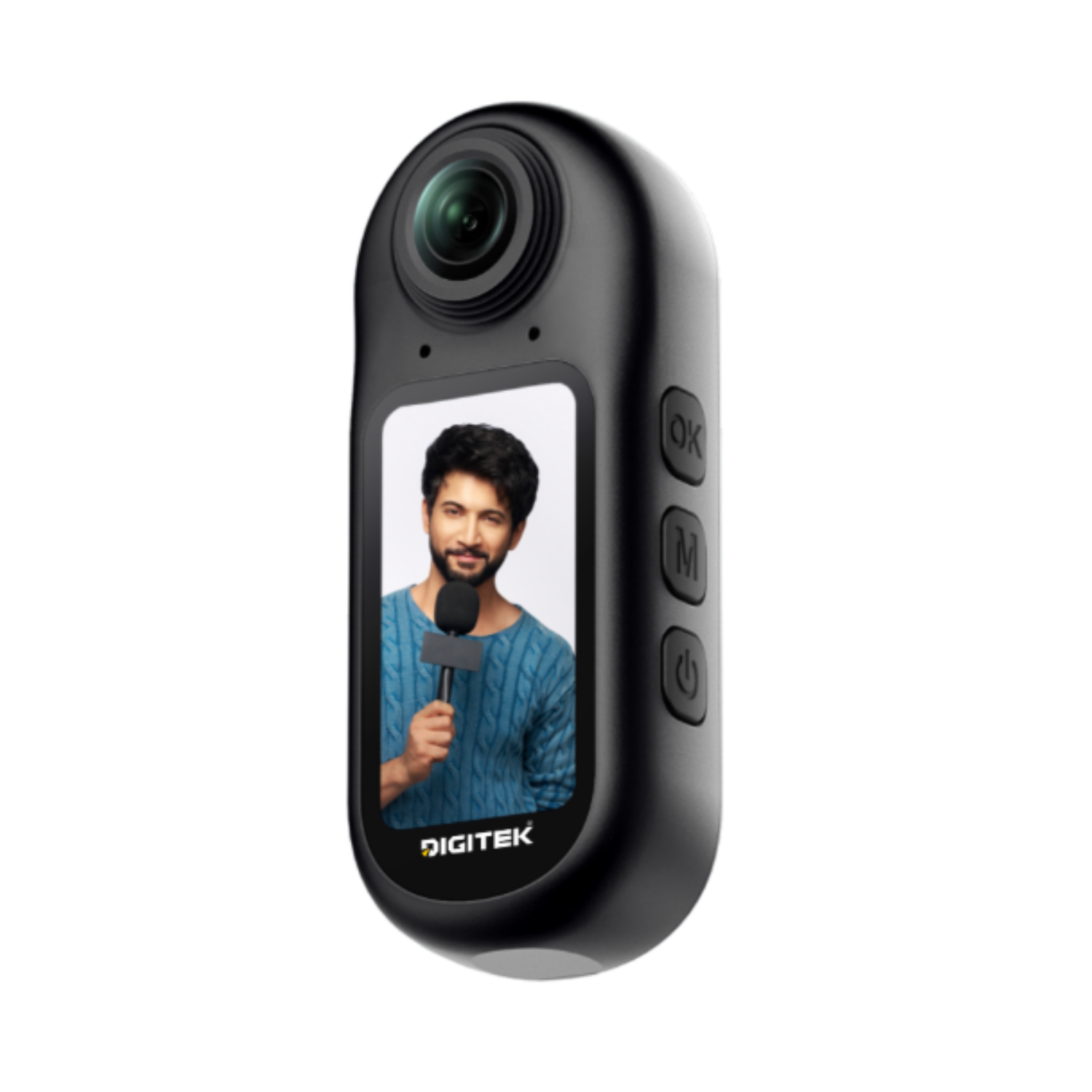 Digitek DAC-103 Action Thumbs Camera, 4K HD Mini Action Camera with 1.5 Inch LCD Screen, 140ยฐ Wide Angle Lens, Wi-Fi Mobile Connectivity, 650mAh Battery, up to 256GB Storage, Type-C
