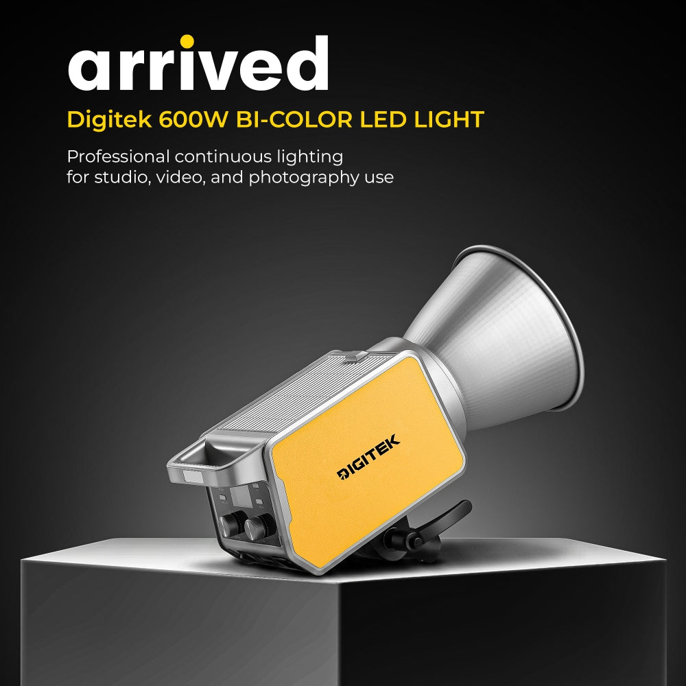 Digitek (DCL 600 W Combo) 600W Bi Color Continuous LED Light with Bowens Mount & Reflector