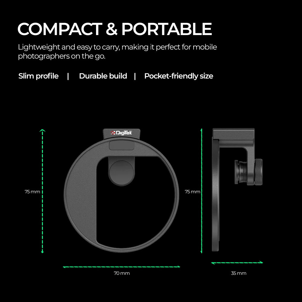 Digitek Threaded Lens Filter Clip DLFC 67