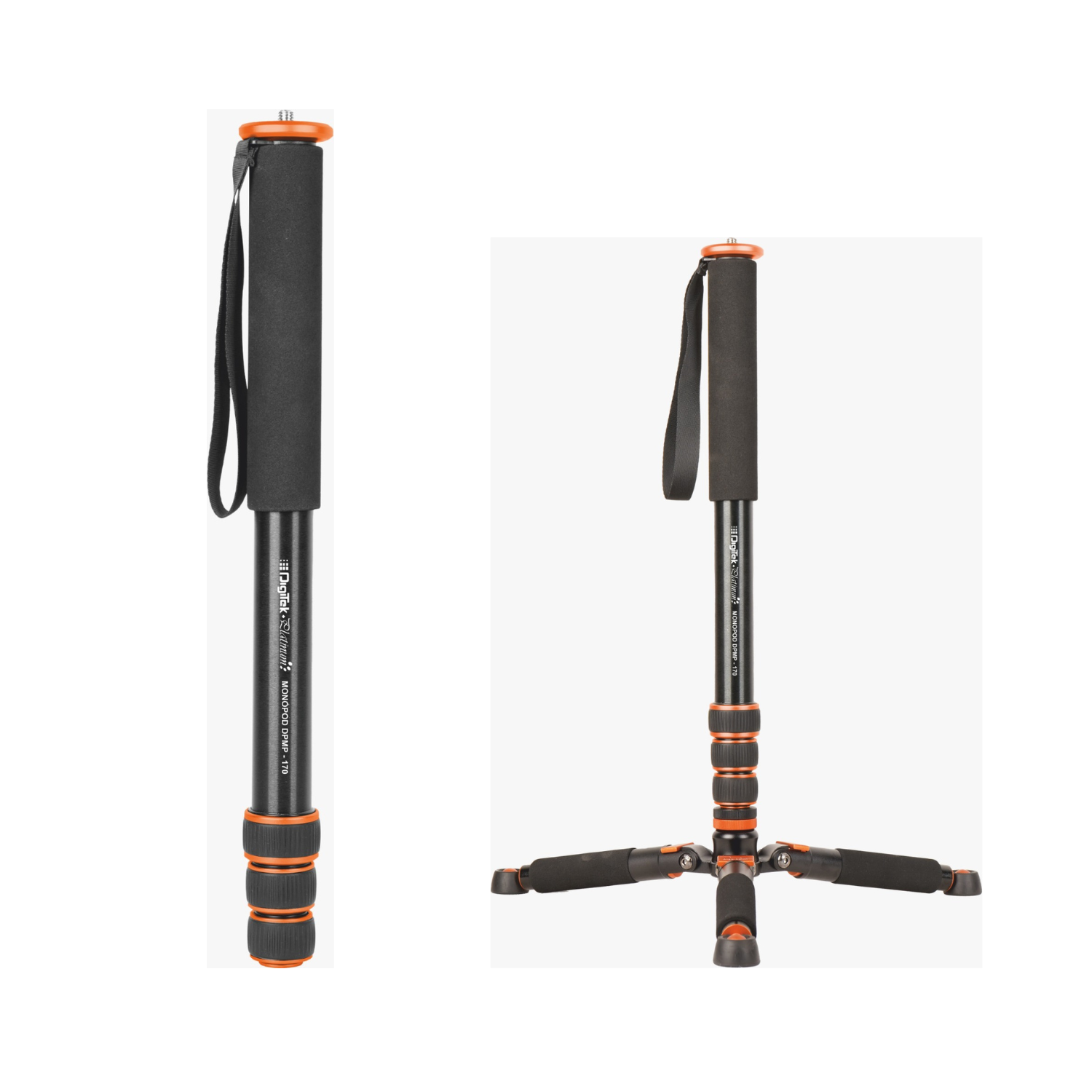 Digitek (DPMP 170) Portable & Stable Monopod Platinum with Twist Lock