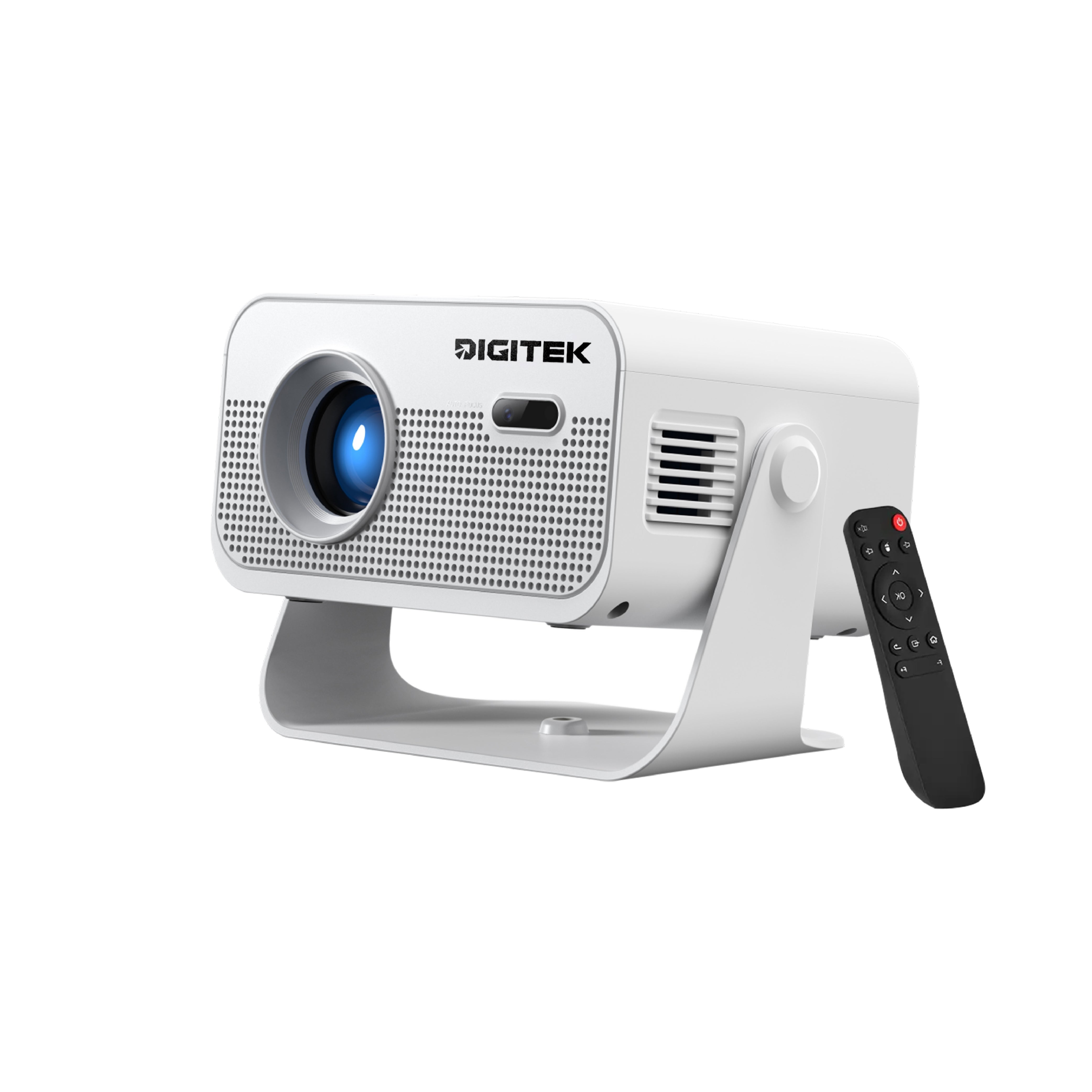 Digitek (DP 150) 45W Portable LED High Difinition Projector, 4K Supported, Android 11, 8GB Storage, 5G Wi-Fi, Bluetooth 5.0, Home Theater & Outdoor Movie Projector