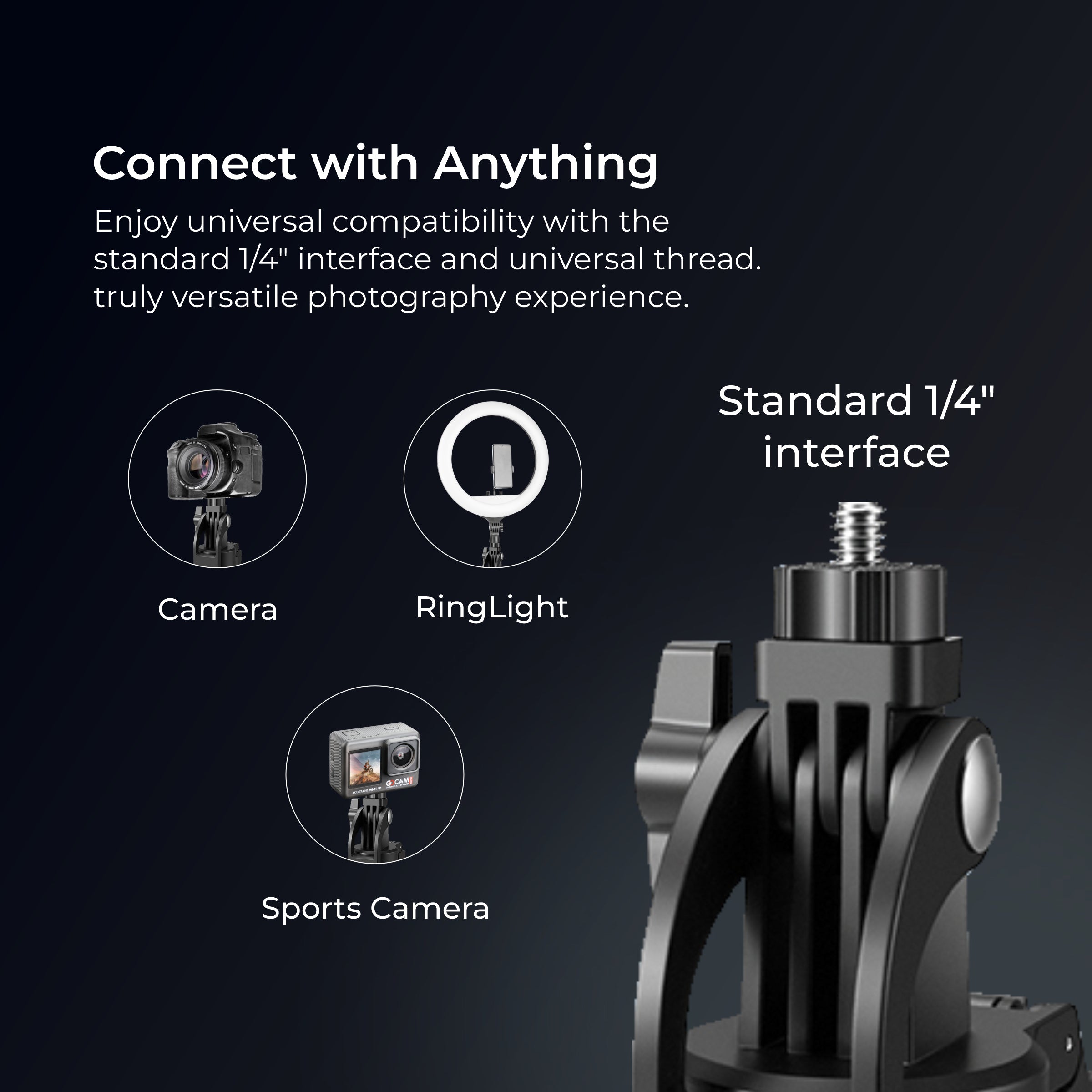 Digitek DTR-180SS Portable Wireless Selfie Stick with Tripod