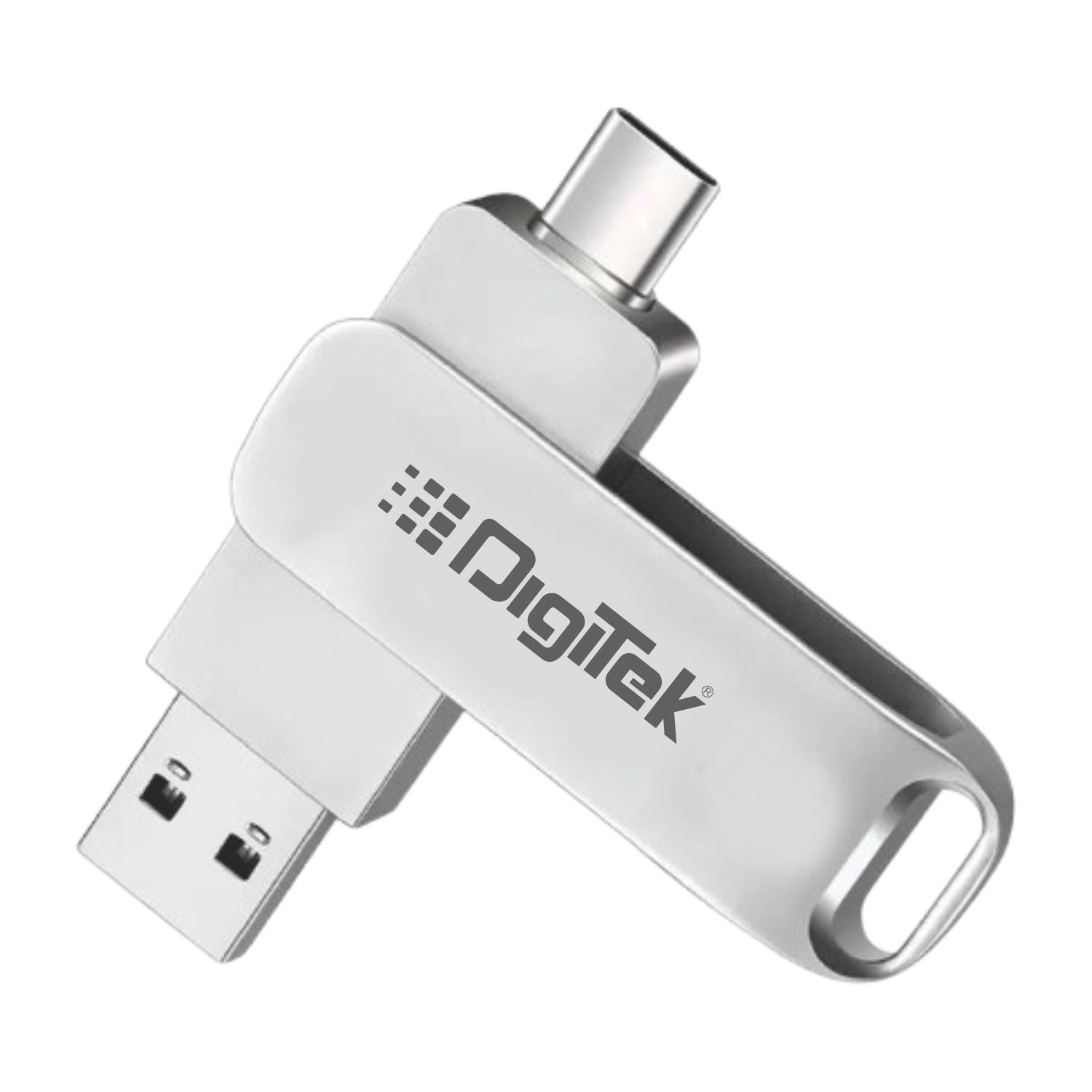 Digitek (DDUD 32G V3.0) Metal Body 32GB Storage 3.0V Dual Drive Flash Drive, USB-A & Type-C, Pen Drive, Magnetic, X-Ray & Temperature Resistant, Use with Smartphones, Tablets, Macs & USB-A Computers