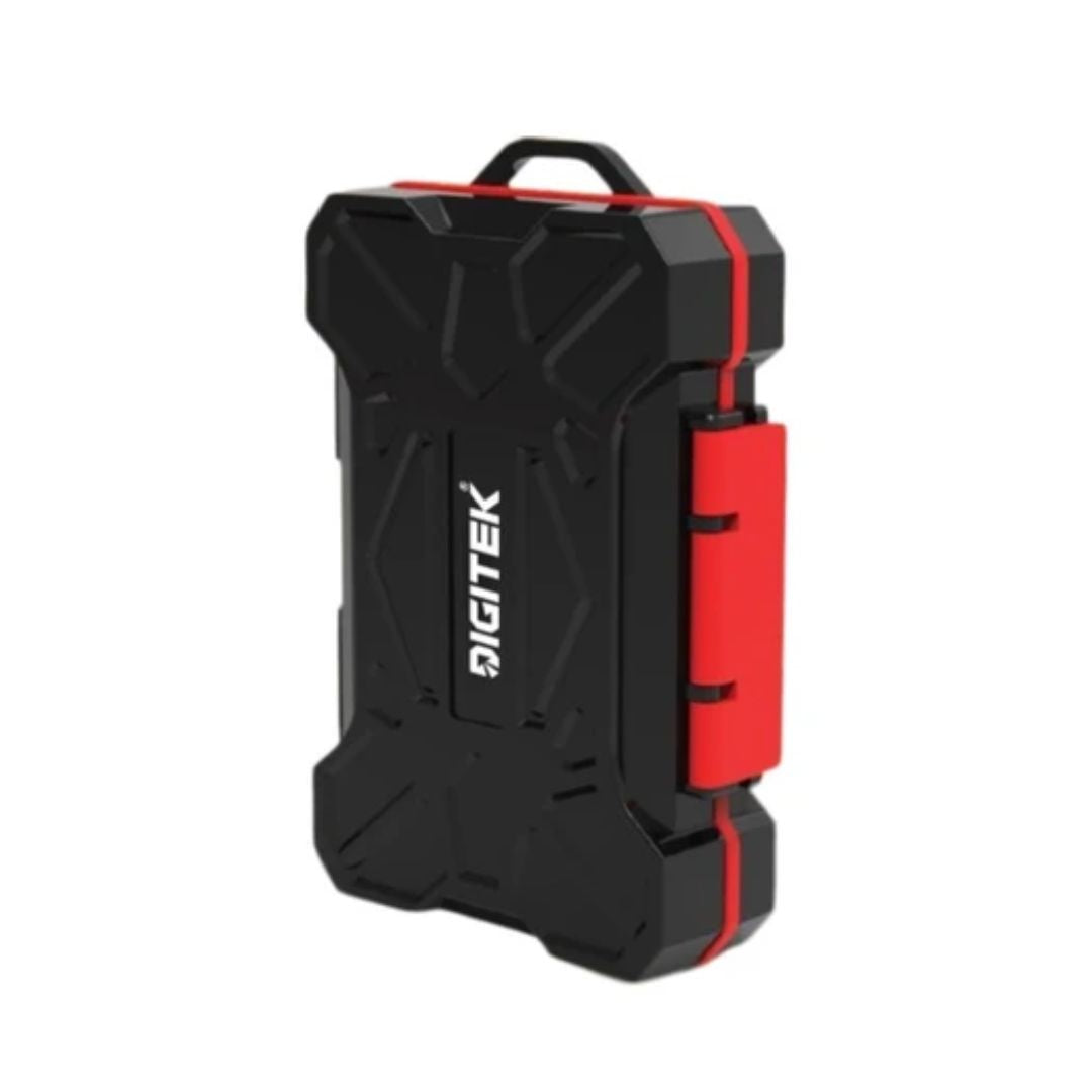 Digitek DCH-E8 Memory Card & SIM Card Storage Case, Large Capacity Protective Card Holder, Water-Resistant, Anti-Shock & Dust-Proof Hard Case for CFexpress Type A, CFexpress Type B, SD, TF & SIM Cards