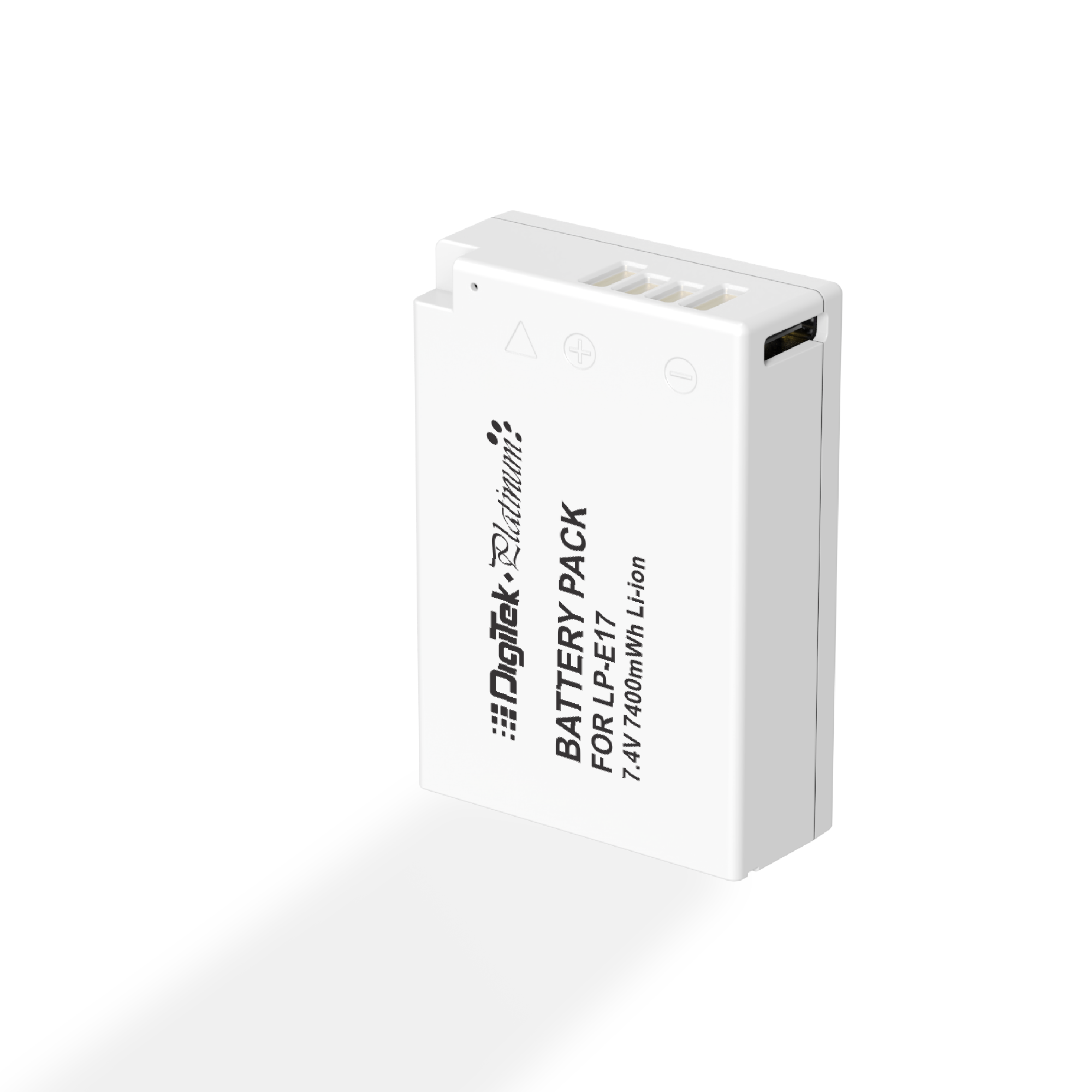 Digitek Platinum (LP-E17 Type C) 1250mAh Li-ion Battery for Canon DSLR Cameras with Type-C Charging Cable, Canon EOS 77D, M3, M5, M6, Rebel T7i, T6i, T6s, SL2, 200D, 750D, 760D, 800D, 8000D, 9000D, Kiss X8i