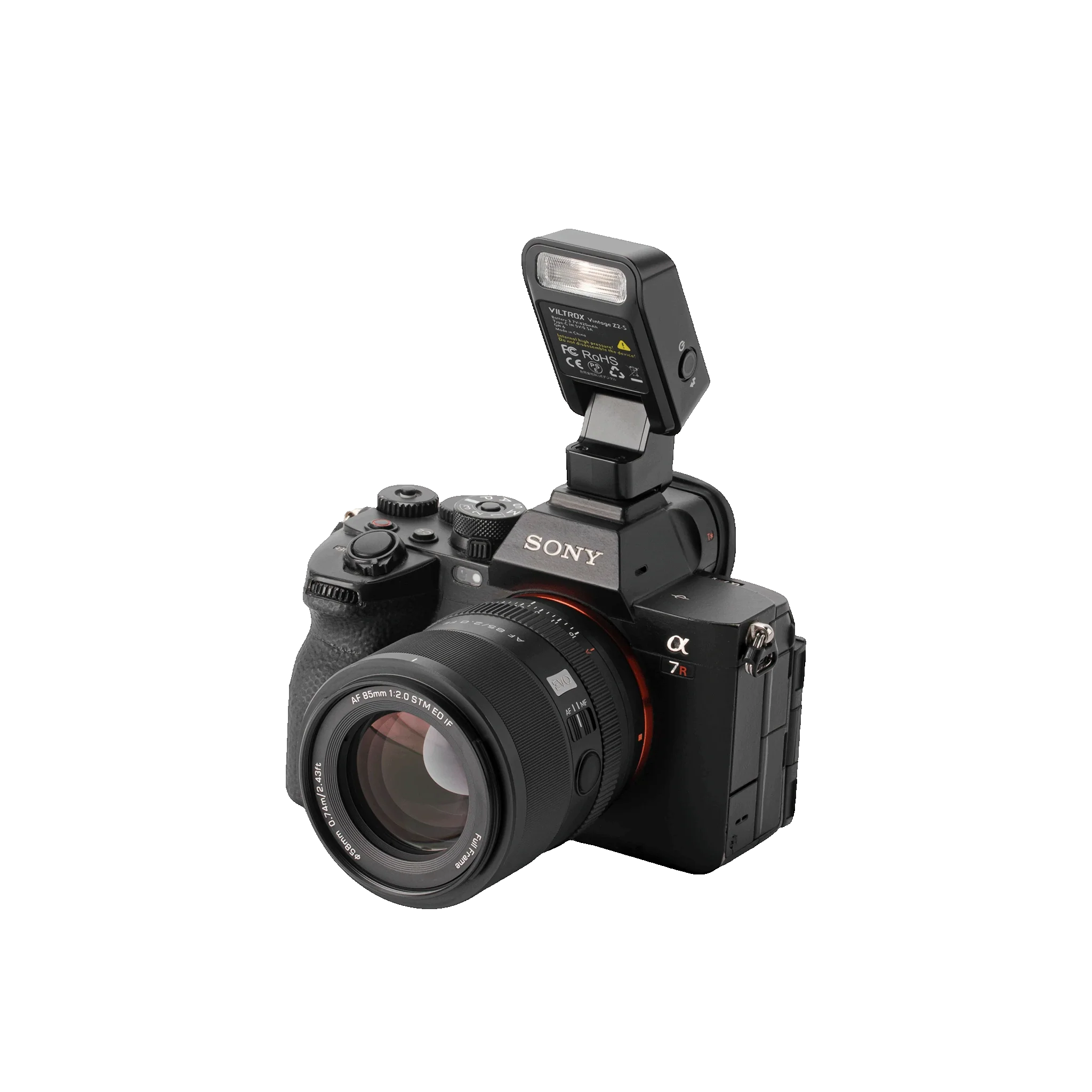Viltrox Vintage Z2 Mini TTL On-Camera Flash for Sony, Nikon, Fujifilm & Canon Cameras, Compact 52g Design, Foldable Flash Head, TTL Auto Flash, USB-C Rechargeable Speedlite