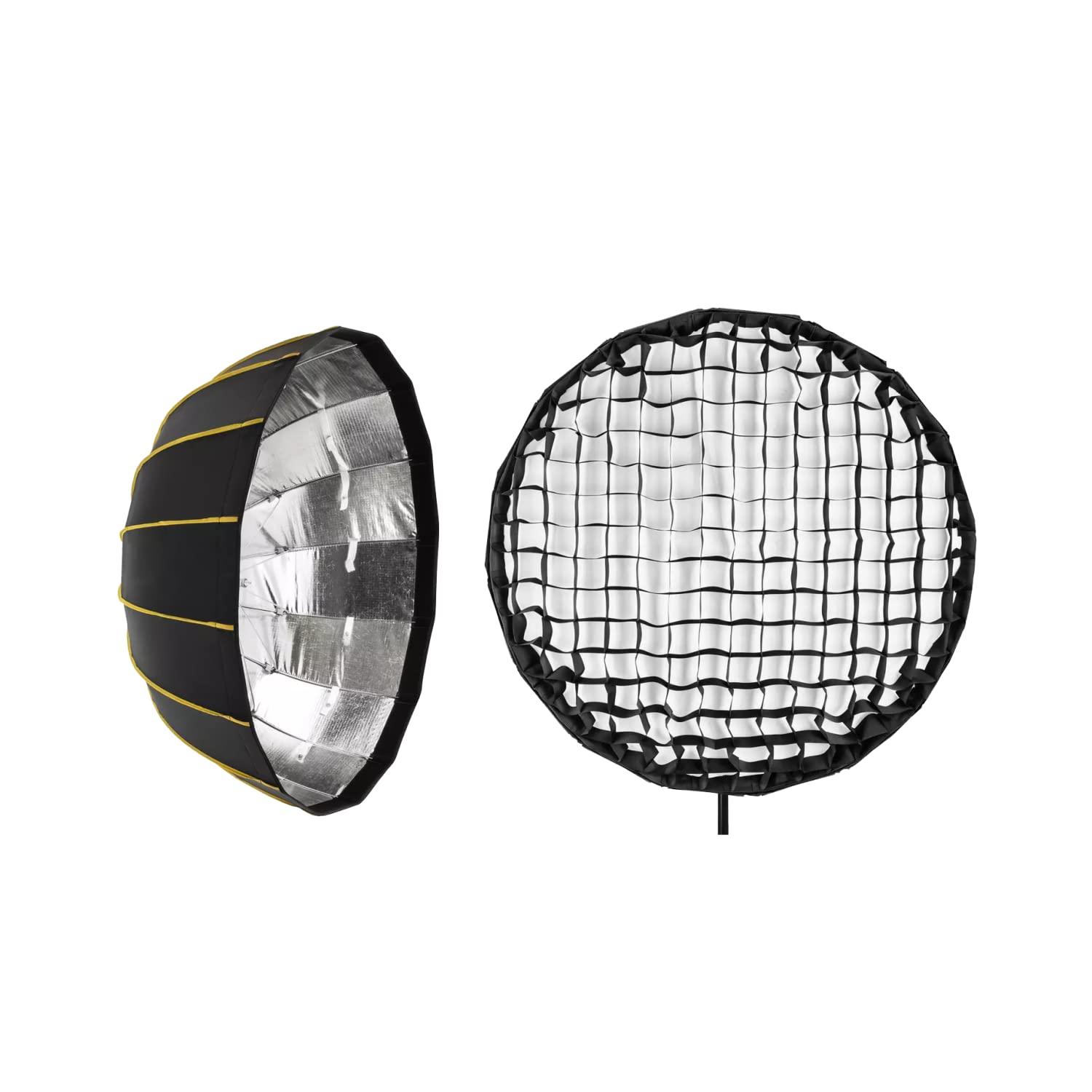 Digitek (DBDS-105S)105cm Beauty Dish Softbox DBDS-105S, Collapsible, Transportable, Lightweight Bowen Mount for Photography & Studio Lighting with Removable Diffuser - Digitek