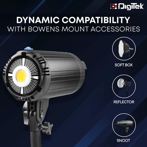 Digitek (DCL-150 WBC) BI Color Continuous LED Photo/Video Light Suitable for All Kinds of Small Production Photography / Power Saving & Environment Protection - Digitek