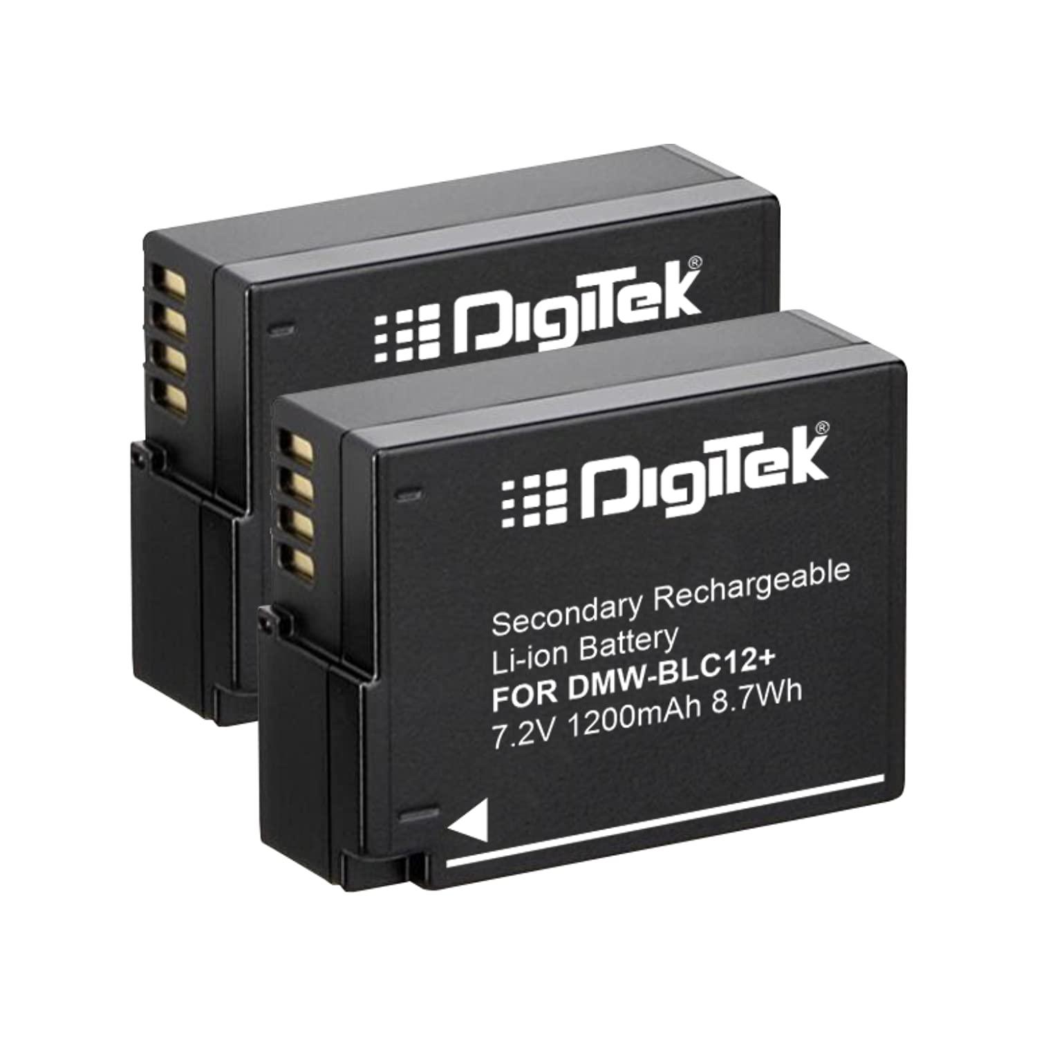 Digitek (DMW-BLC12+) Secondary Li-ion Rechargeable Battery for DMW-BLC12+ (7.2V, 1200mAh) - Digitek