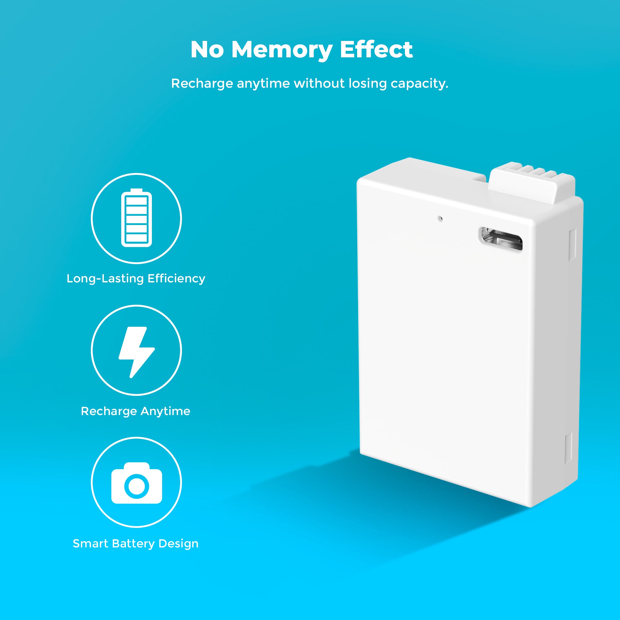 Digitek Platinum (LP-E8 Type C) 1120mAh Li-ion Battery for Canon DSLR Cameras with Type-C Charging Cable
