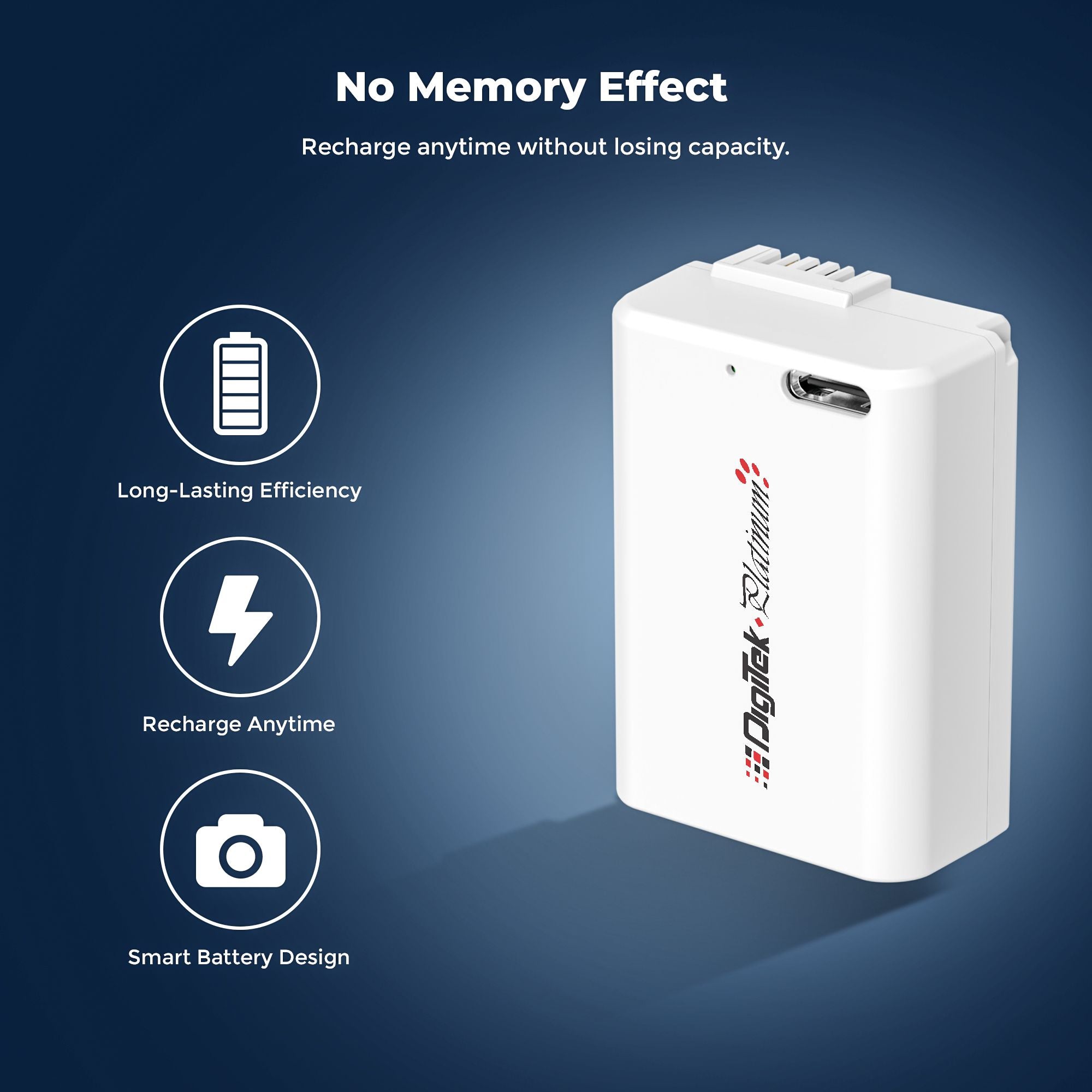 Digitek Platinum NP FW50 C Combo 2100mAh Li-ion Camera Battery for Sony (Pack of 2)