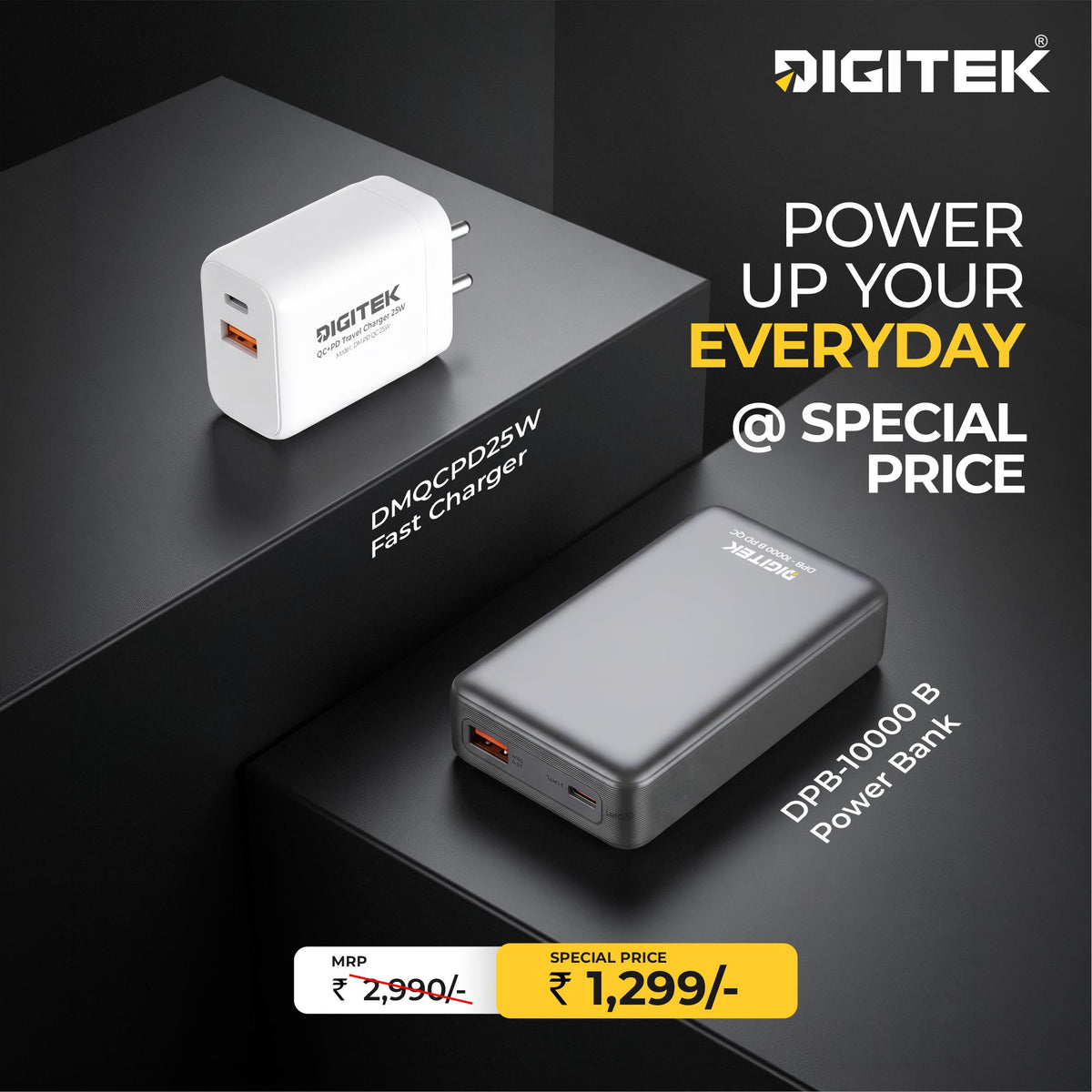 Everyday Power Kit - Power Bank + Wall Charger