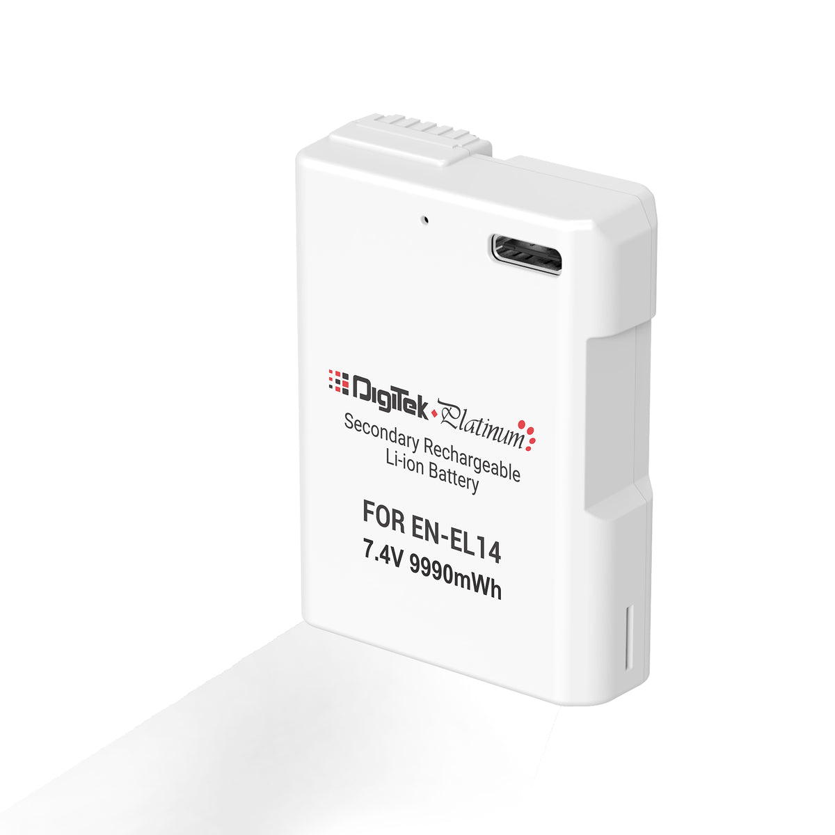 Digitek EN-EL14 C Platinum Battery | 1350mAh, Type-C & Nikon