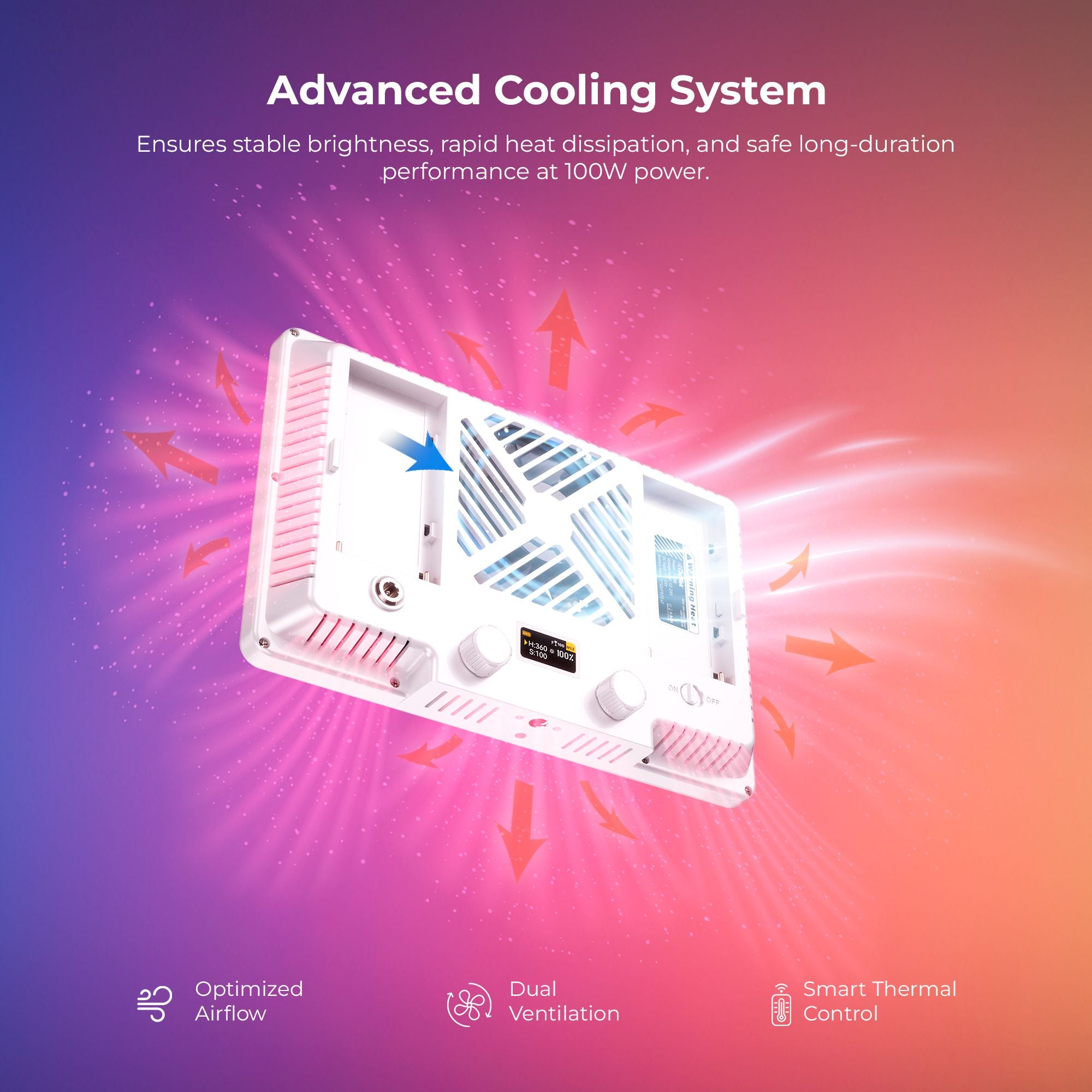 Digitek (LED-D100W RGB) Portable RGB LED Video Light