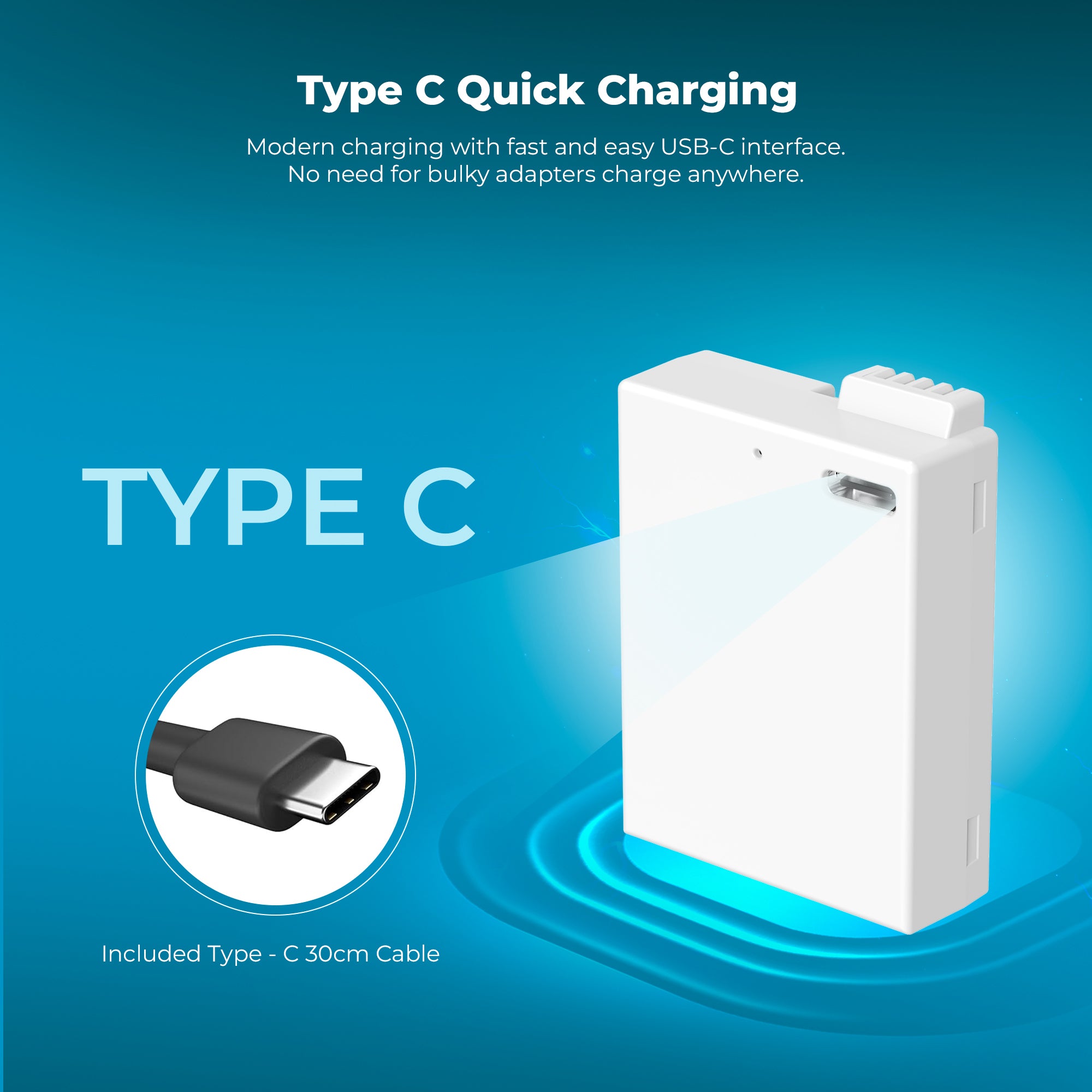 Digitek Platinum (LP-E8 Type C) 1120mAh Li-ion Battery for Canon DSLR Cameras with Type-C Charging Cable
