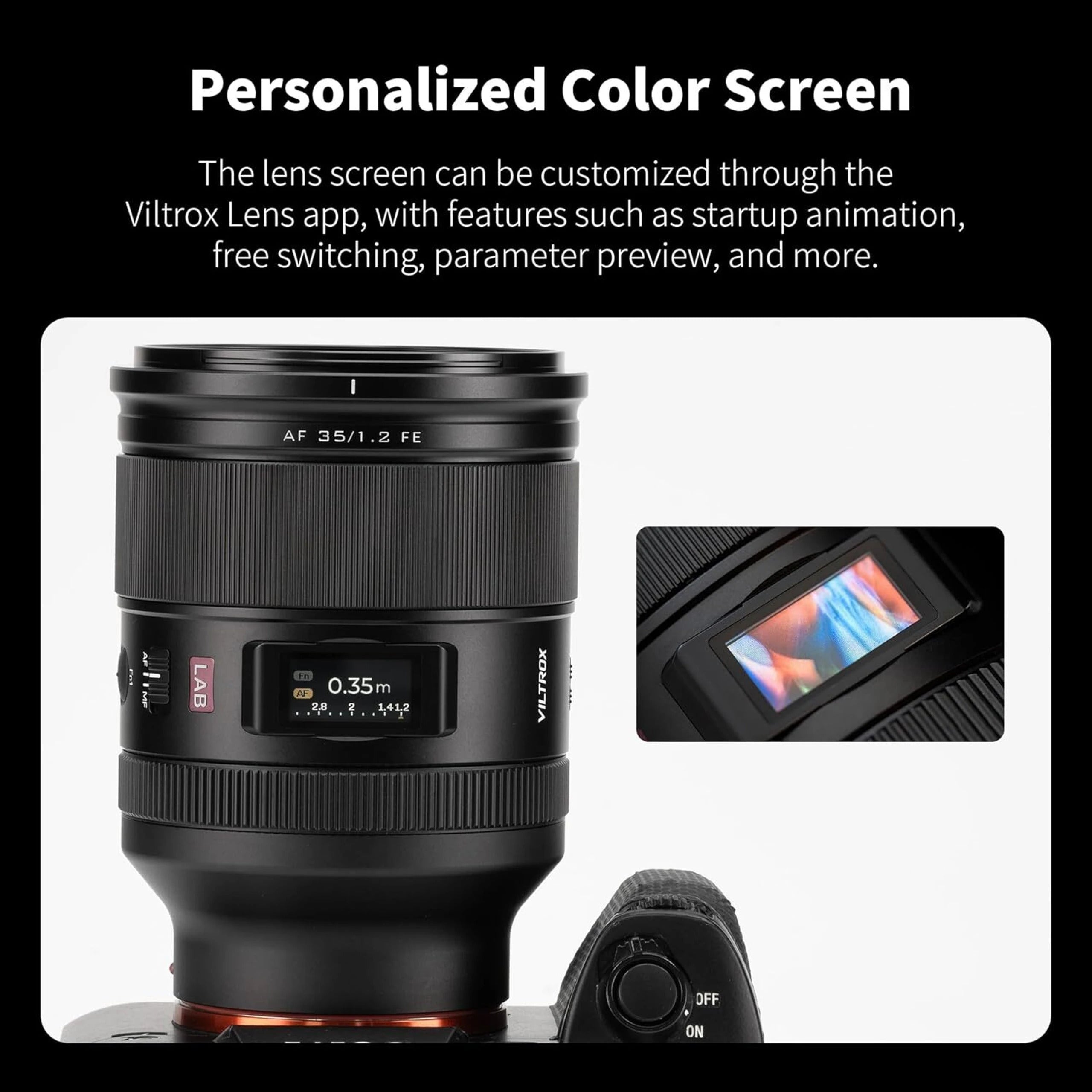 Viltrox AF 35mm F1.2 LAB Full-Frame Lens for Sony E-Mount (Non-Display)
