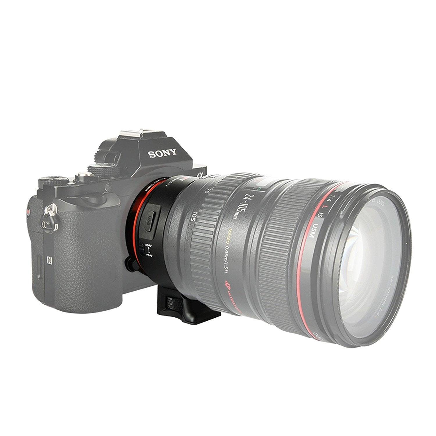VILTROX EF-NEX IV Electric-Lens Mount Adapter Ring (Black) - Digitek