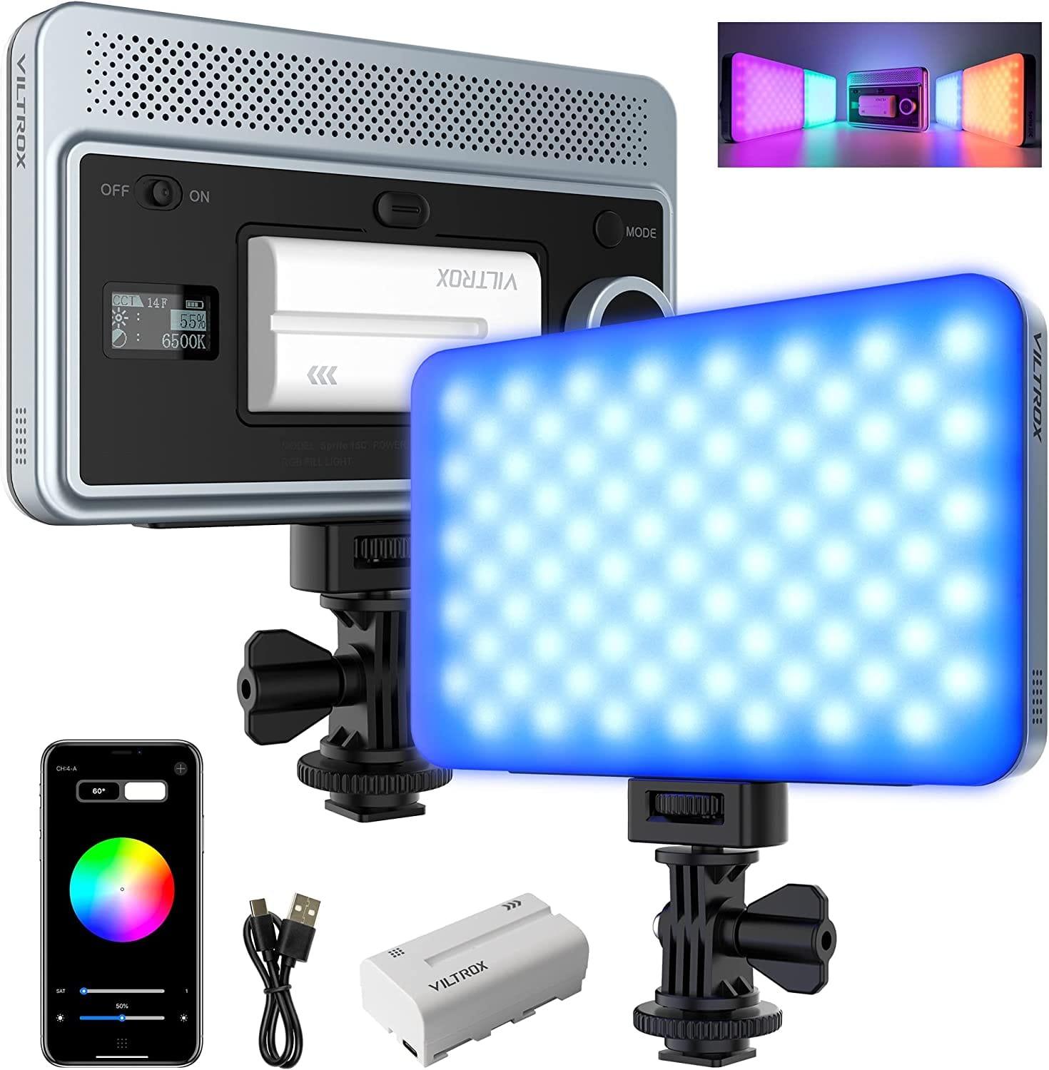 Transportere biord sende Buy VILTROX Sprite 15C RGB LED Panel Light, App Control Portable Key  LightOnline Best Prices | Digitek
